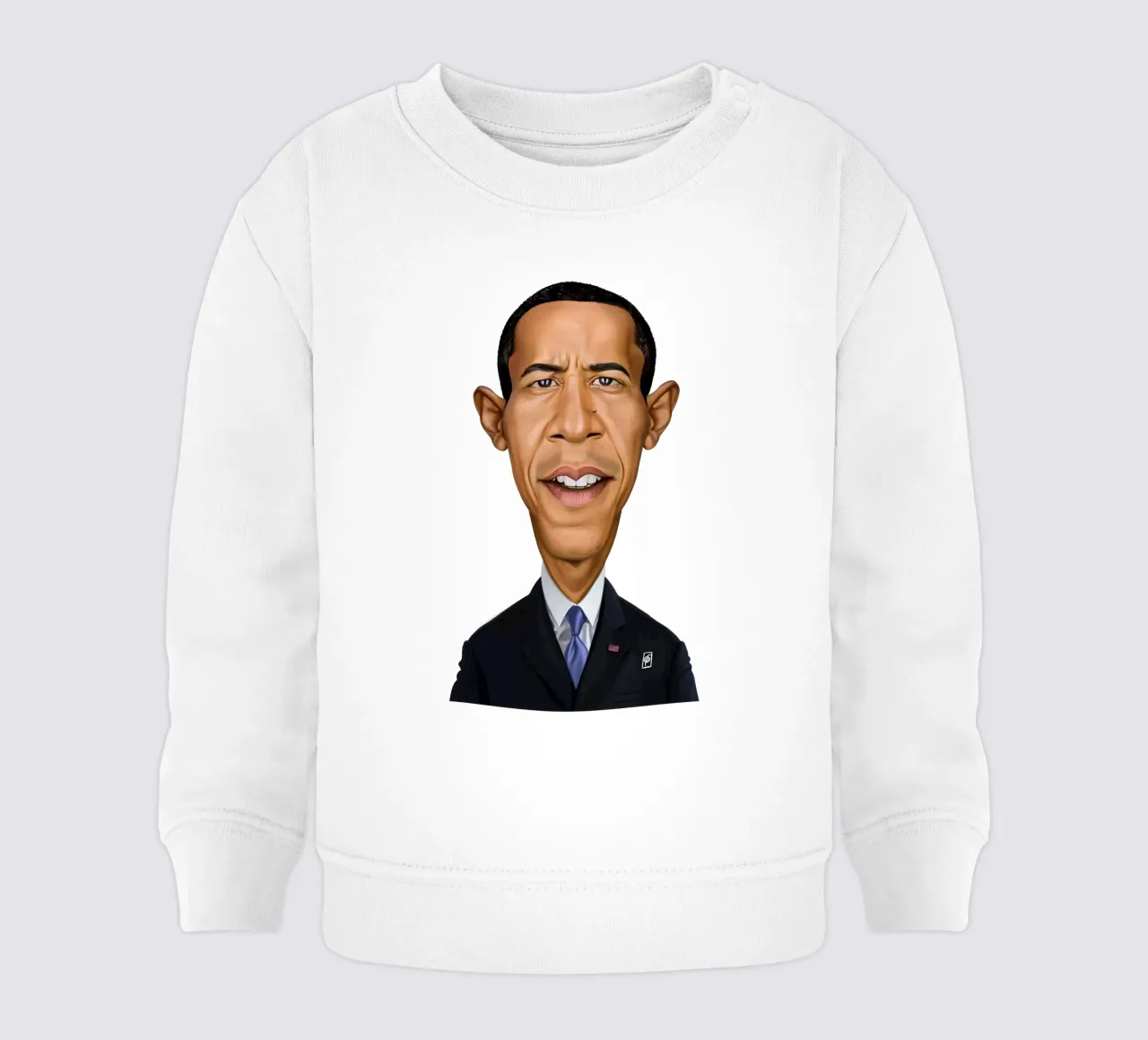 Barrack Obama felpa neonato da Rob Art | Illustration
