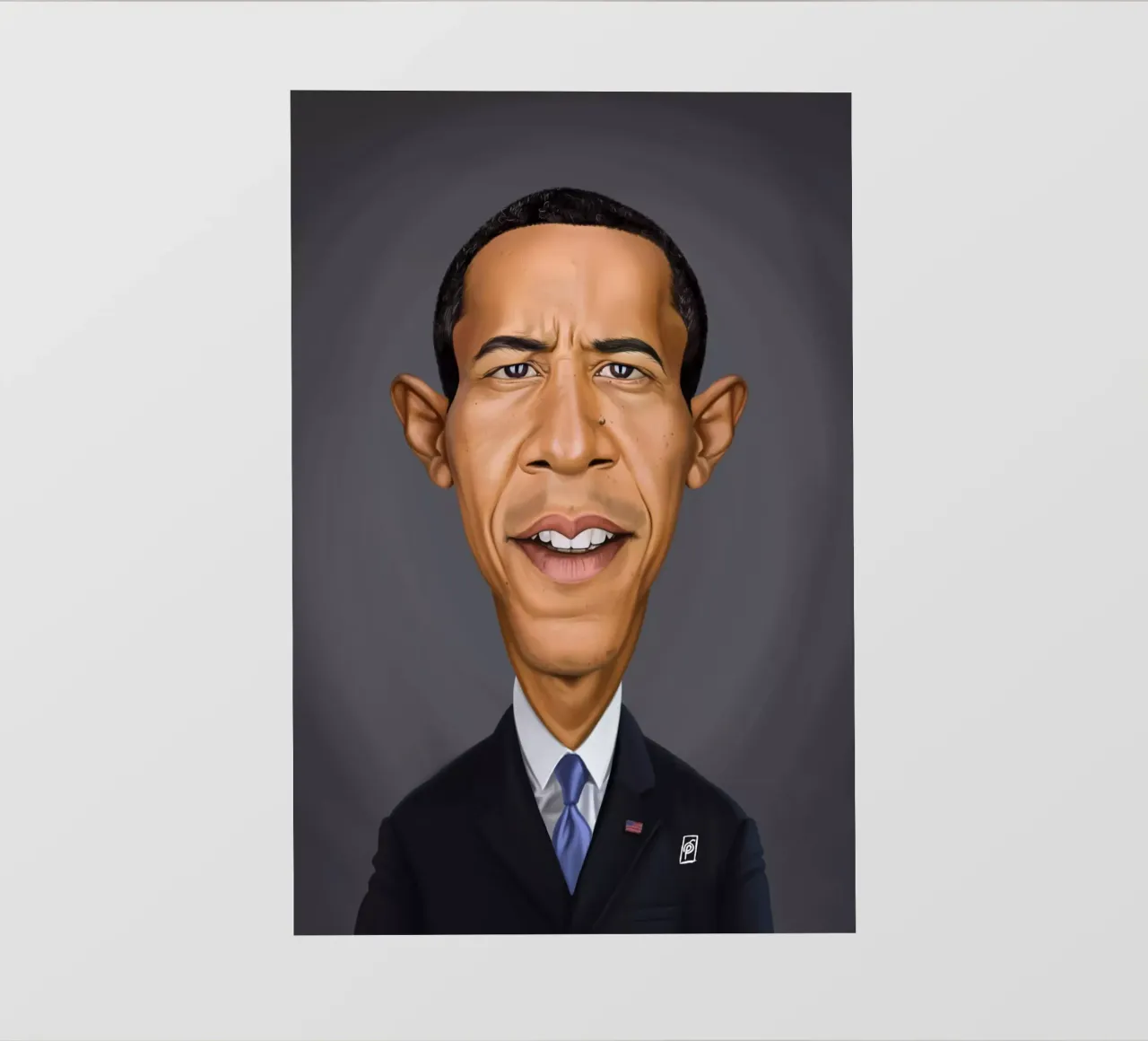 Barrack Obama telo in pvc da Rob Art | Illustration