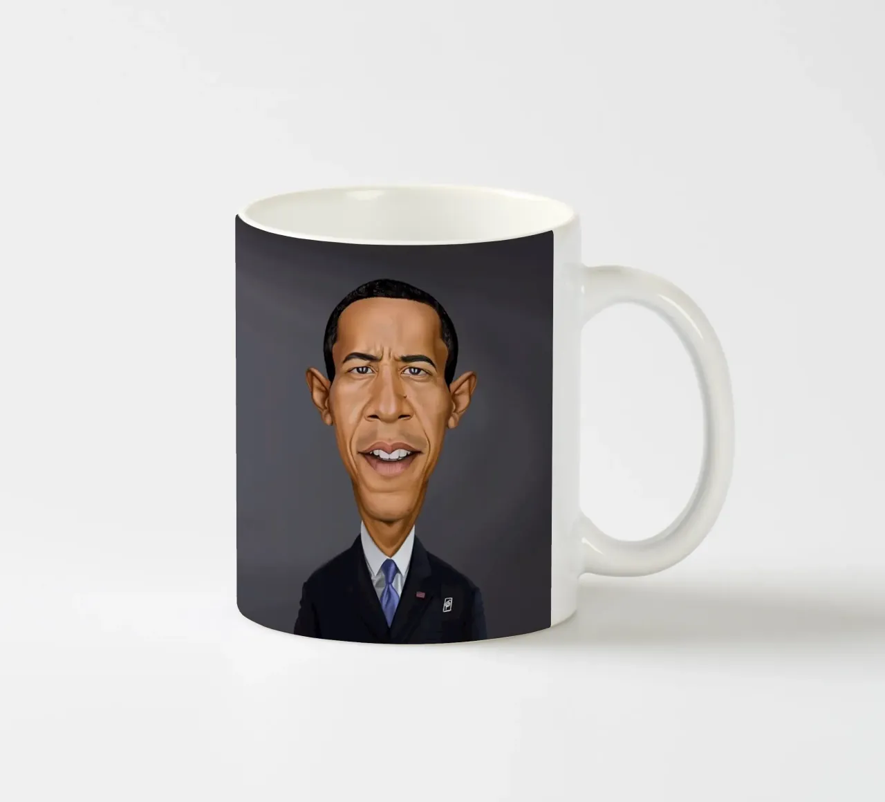 Barrack Obama tazza in ceramica da Rob Art | Illustration