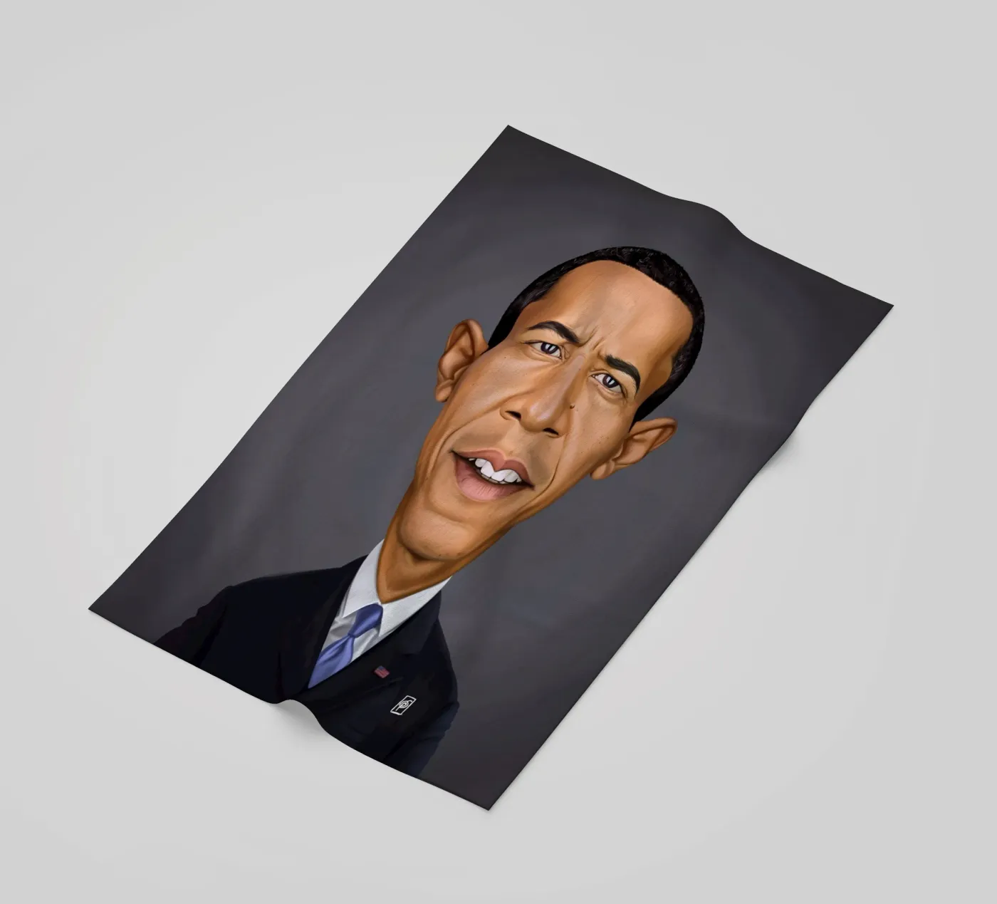 Barrack Obama telo mare da Rob Art | Illustration