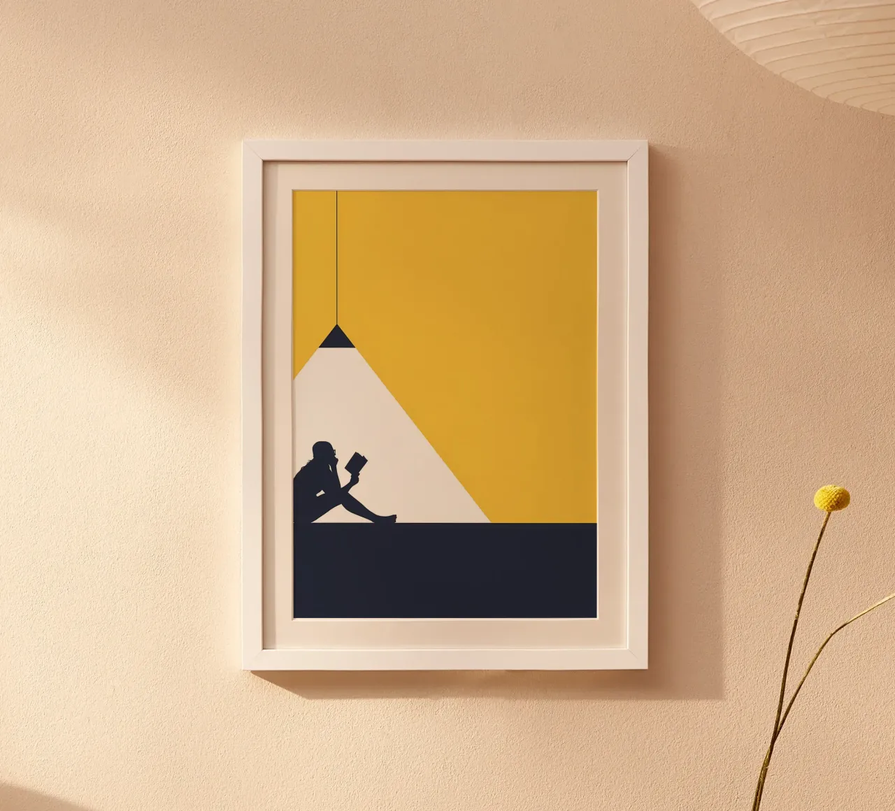 Silhouette de lecture sous la lumière hahnemühle de Aiden Garcia