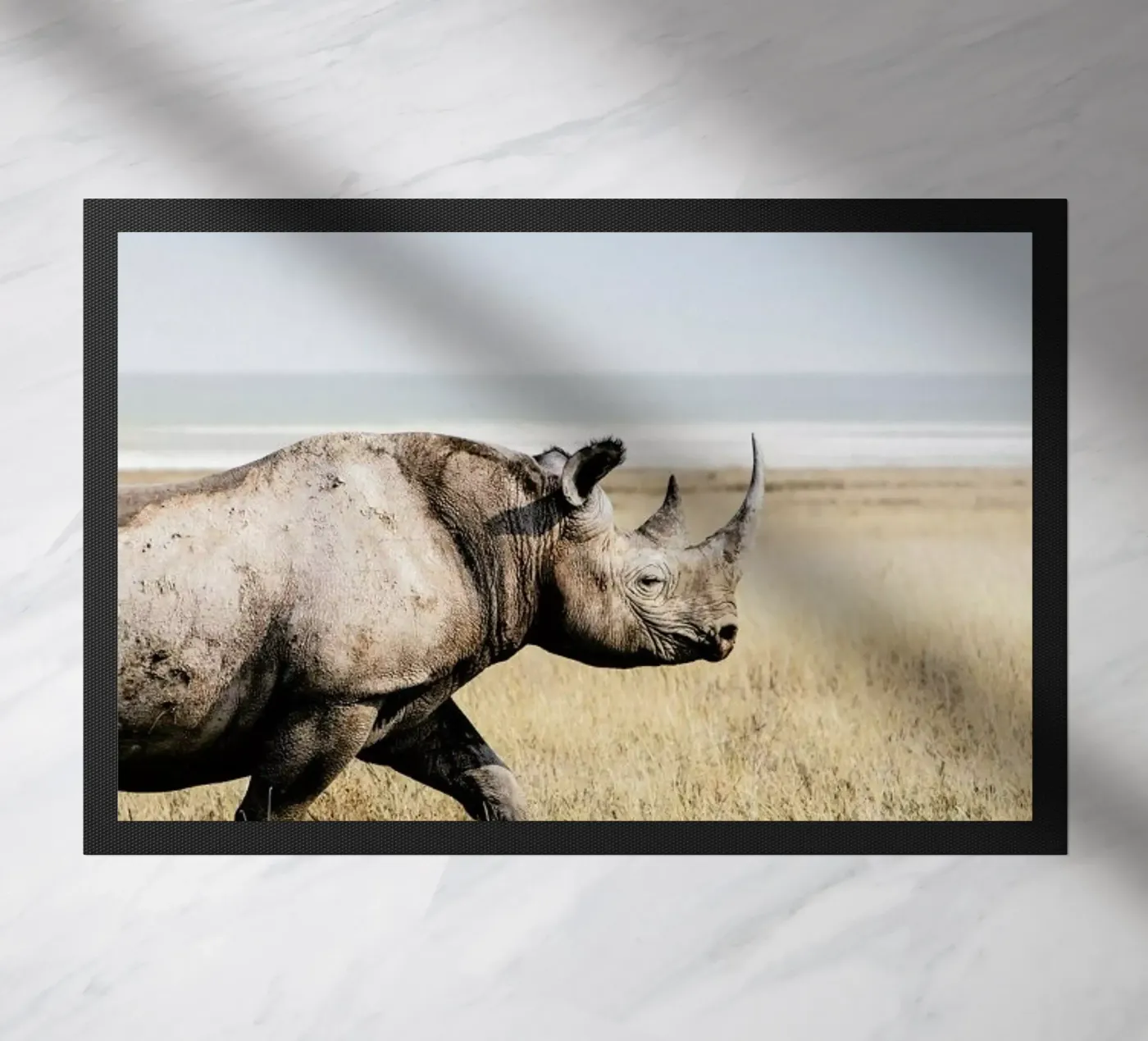 Rhino doormat by Natural Kingdom