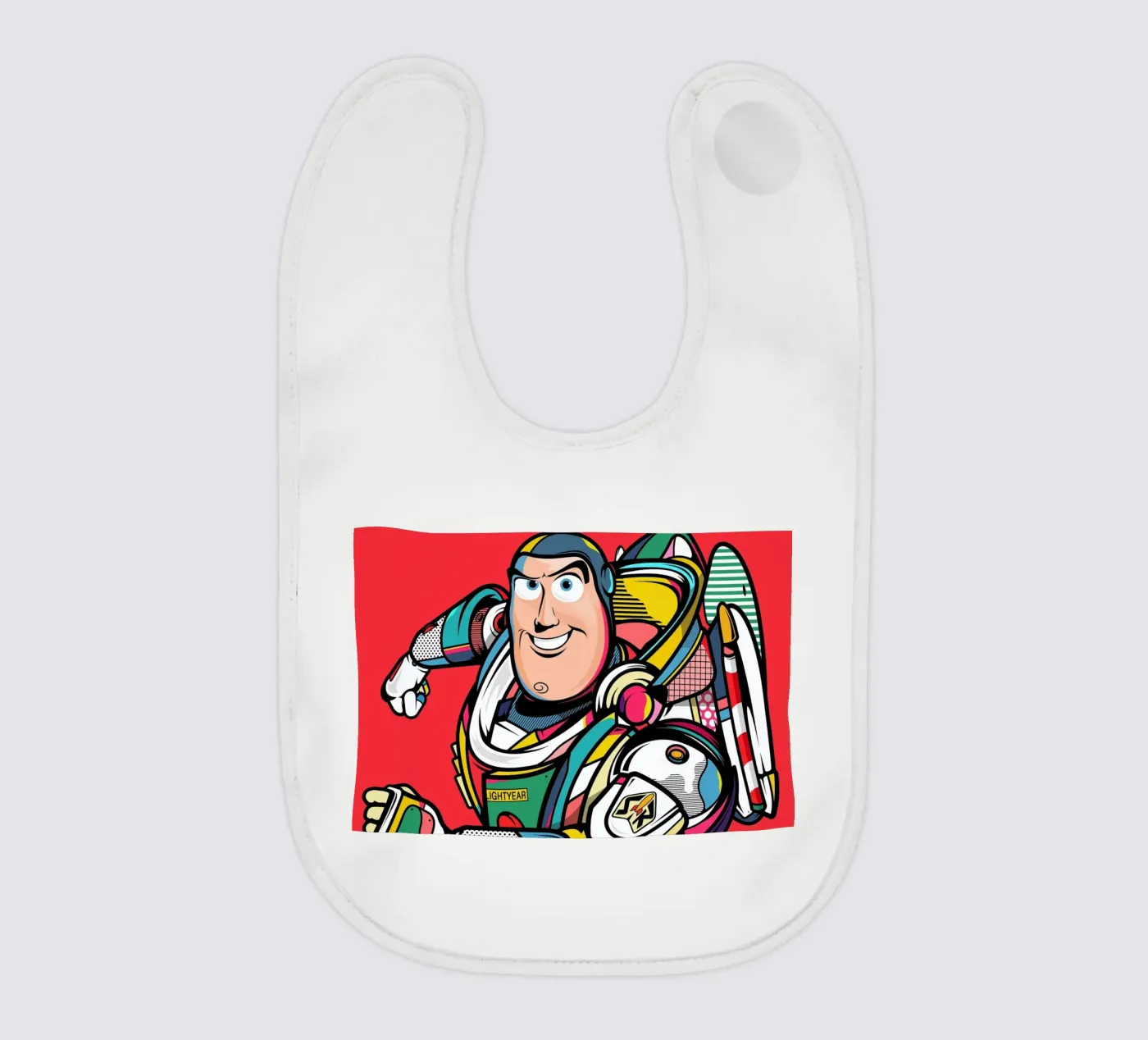 Buzz Lightyear baby bib by Van Orton Design
