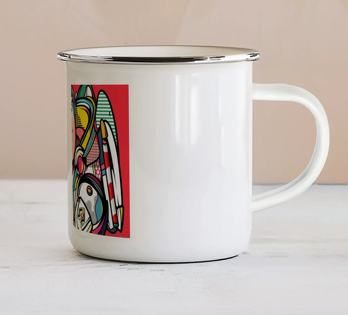 Buzz Lightyear enamel mug by Van Orton Design