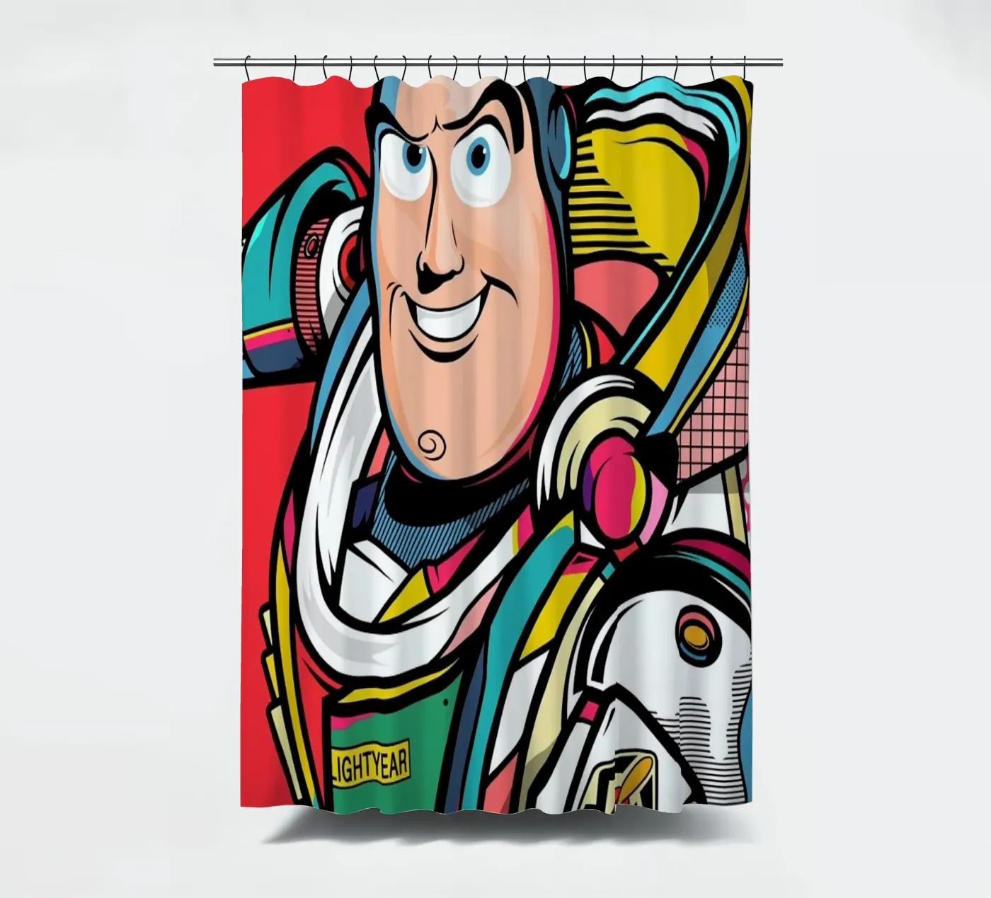 Buzz Lightyear Duschvorhang von Van Orton Design