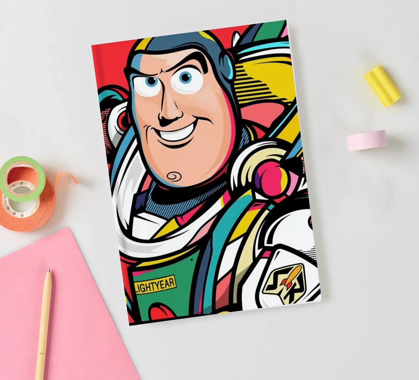 Buzz Lightyear notebook by Van Orton Design