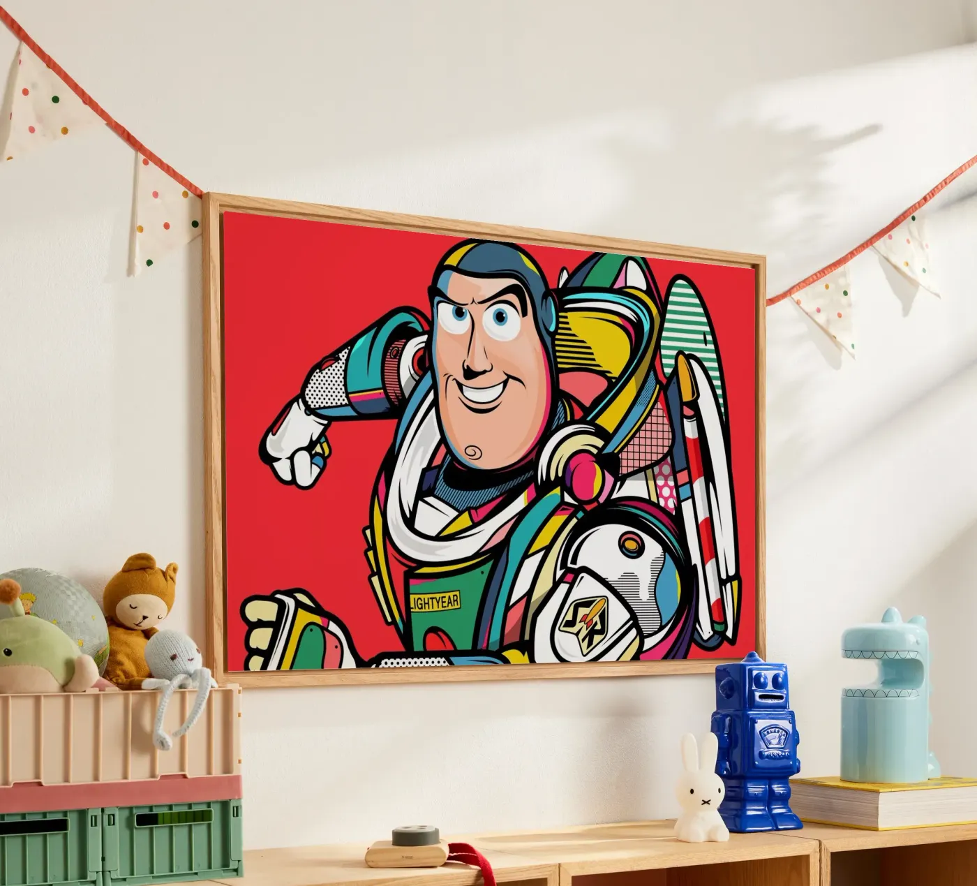 Buzz Lightyear plexiglass da Van Orton Design
