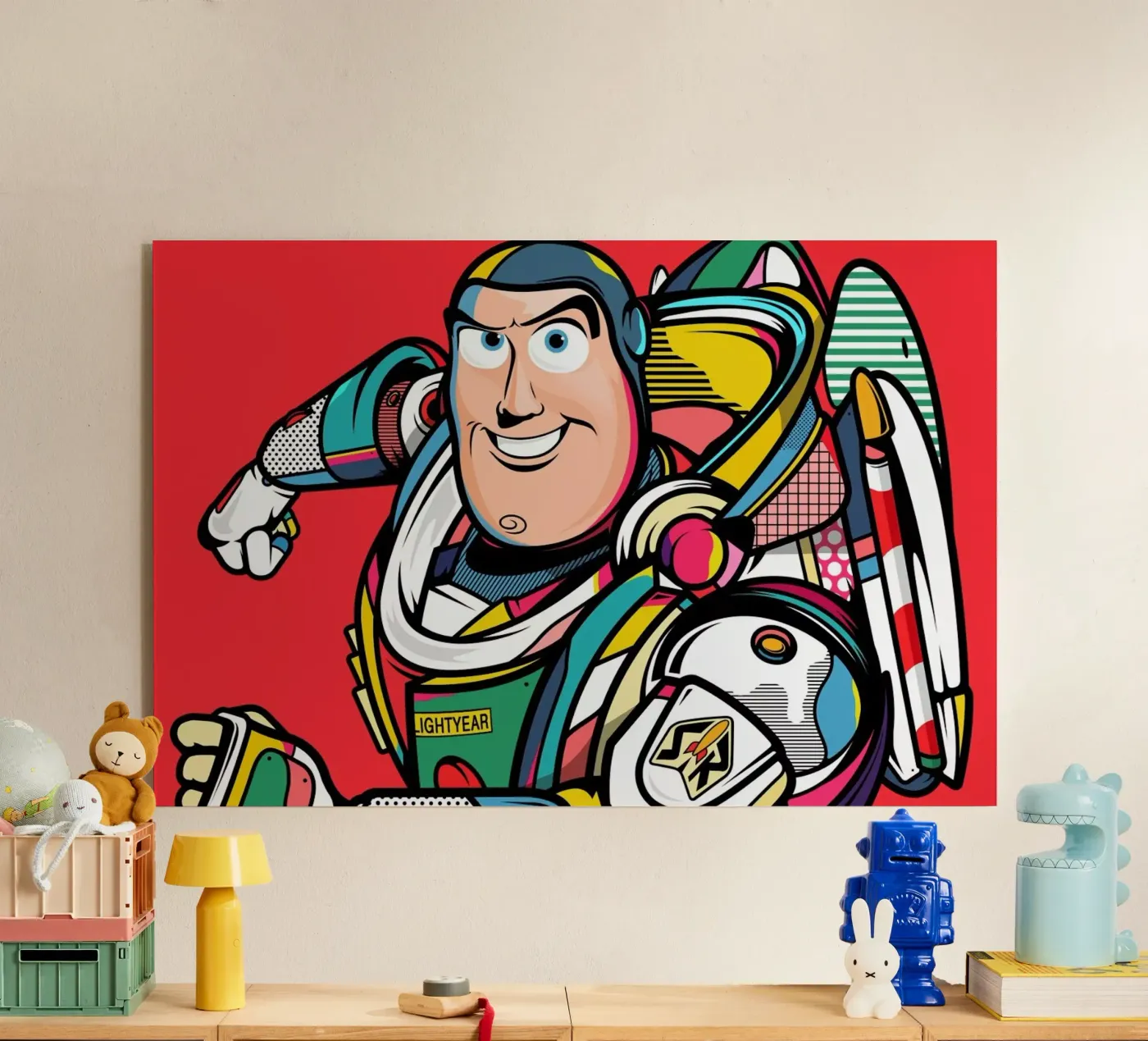 Buzz Lightyear plexiglass da Van Orton Design