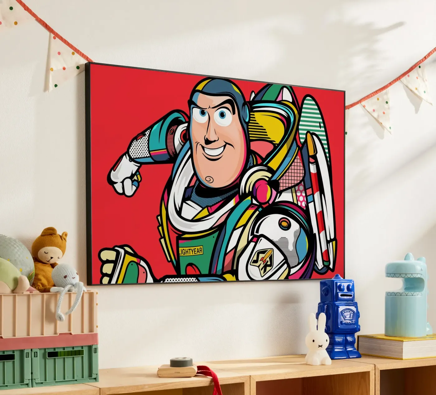Buzz Lightyear pannello forex da Van Orton Design