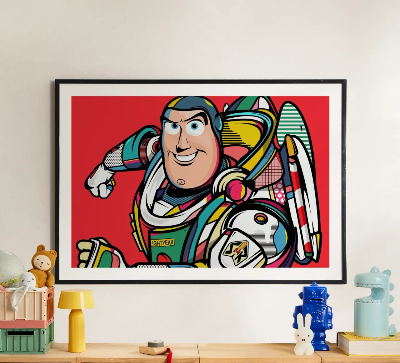 Buzz Lightyear carta hahnemühle da Van Orton Design