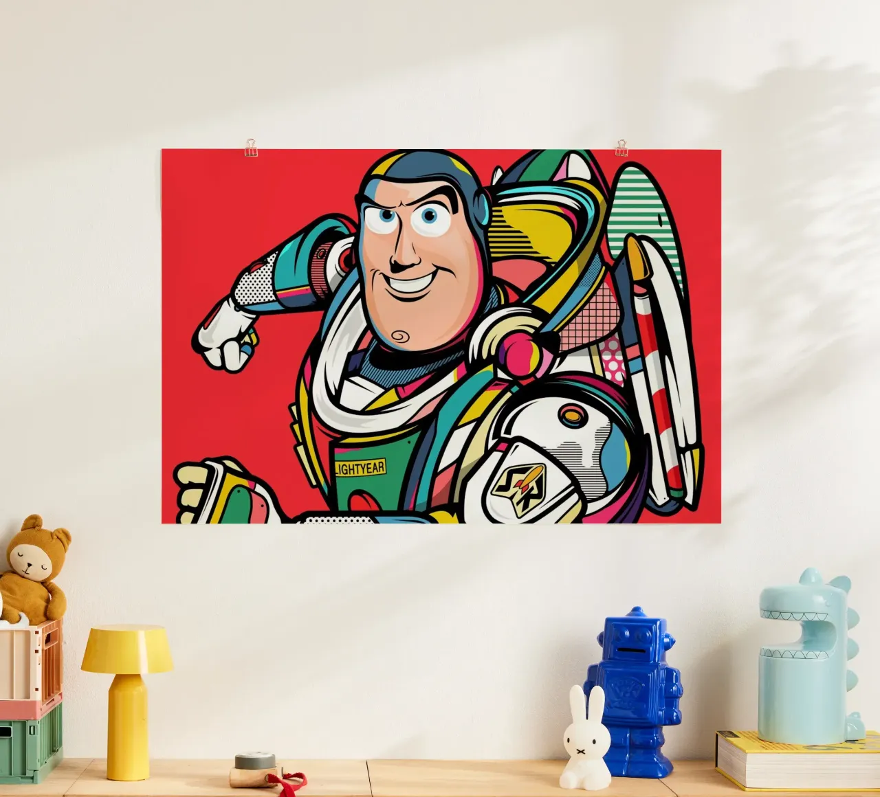 Buzz Lightyear poster da Van Orton Design