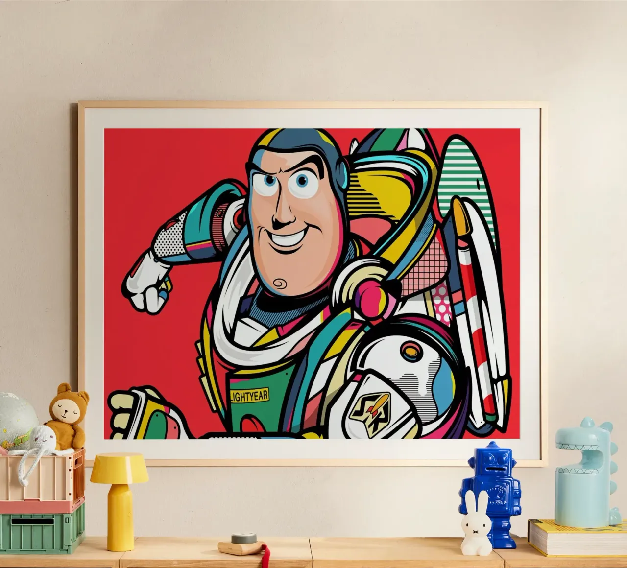 Buzz Lightyear poster da Van Orton Design