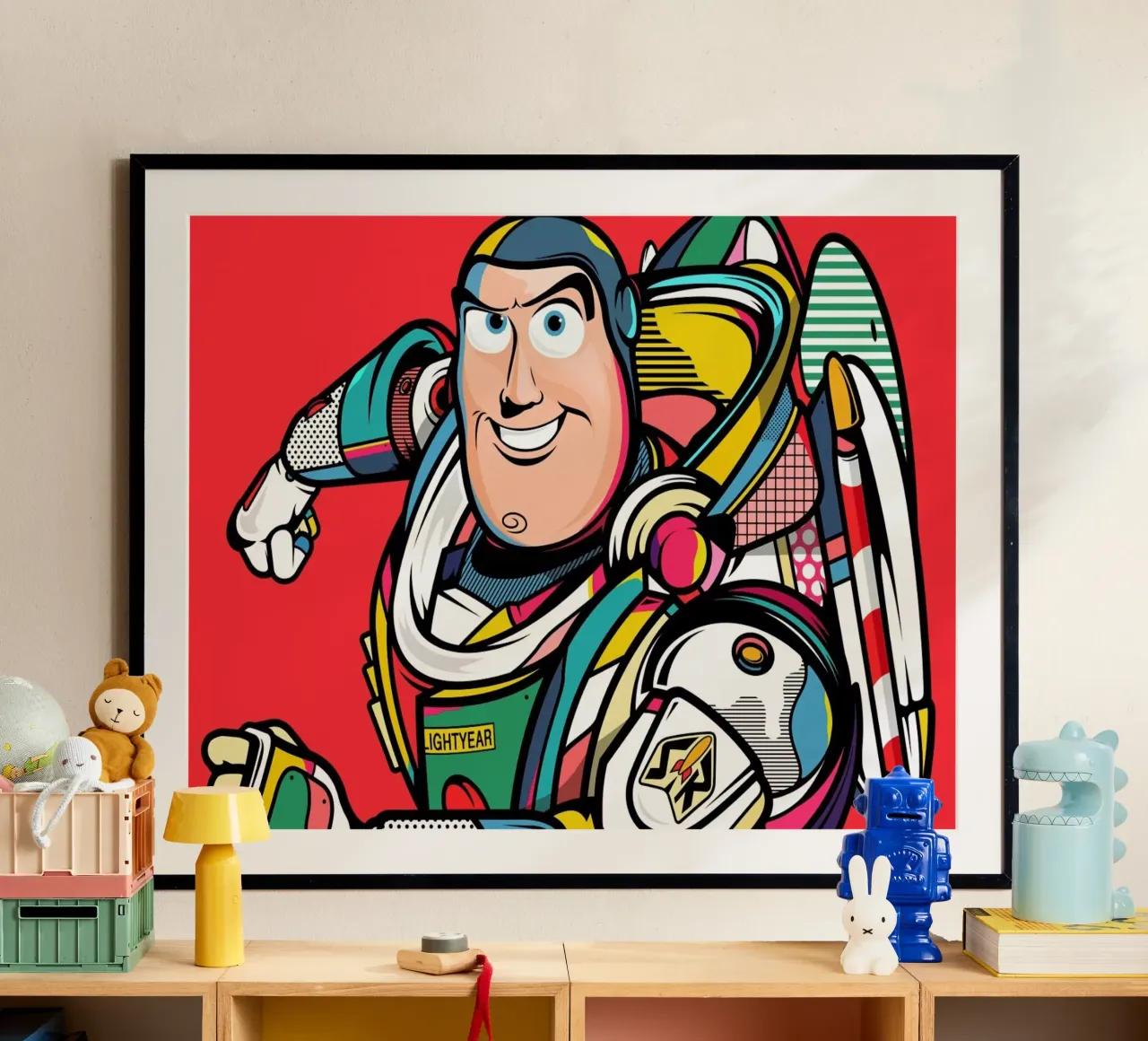 Buzz Lightyear carta hahnemühle da Van Orton Design