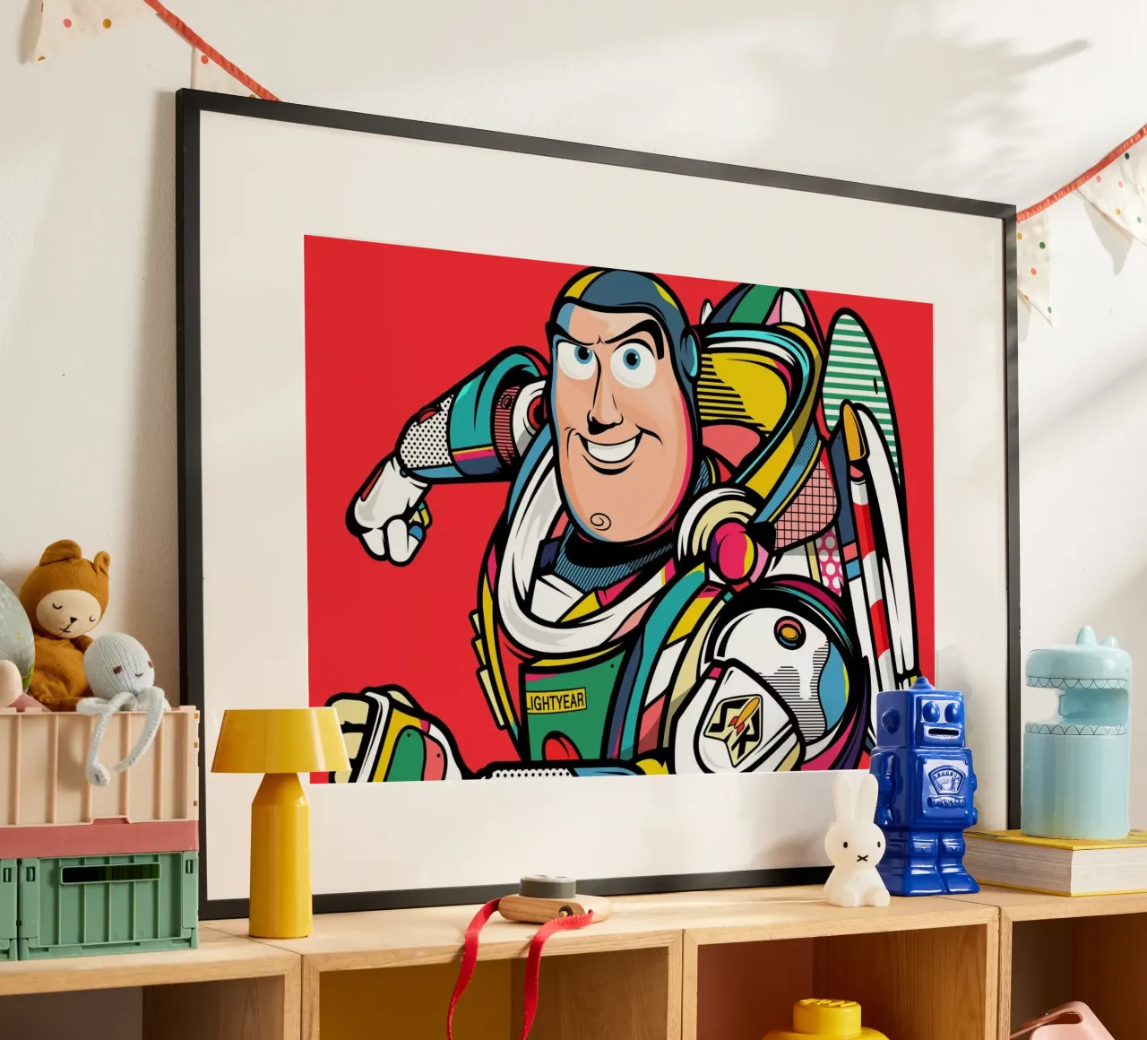 Buzz Lightyear carta hahnemühle da Van Orton Design