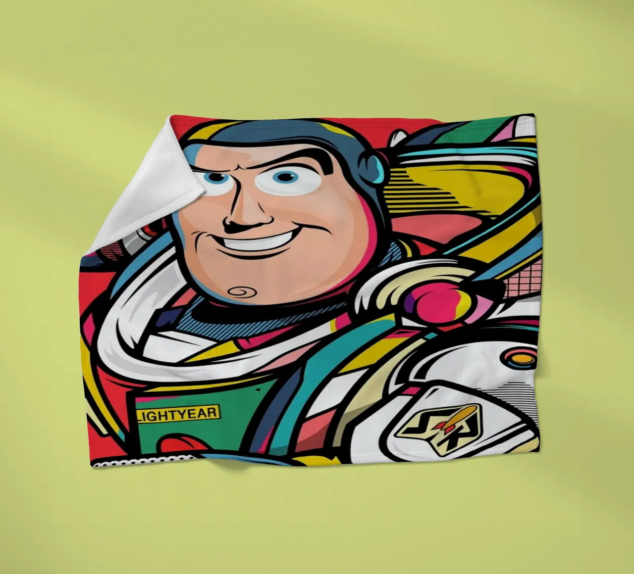 Buzz Lightyear coperta in pile da Van Orton Design