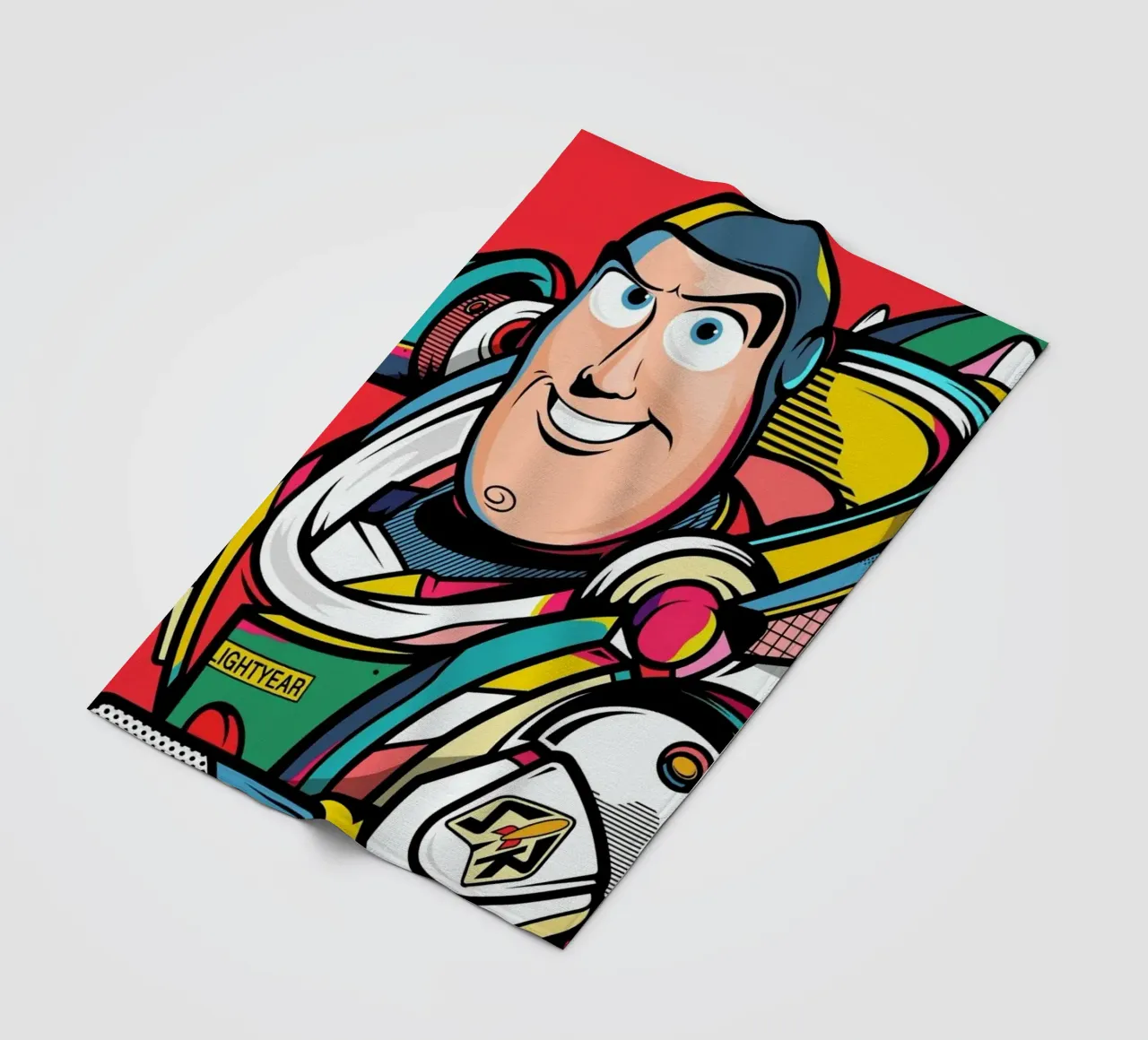 Buzz Lightyear coperta in pile da Van Orton Design