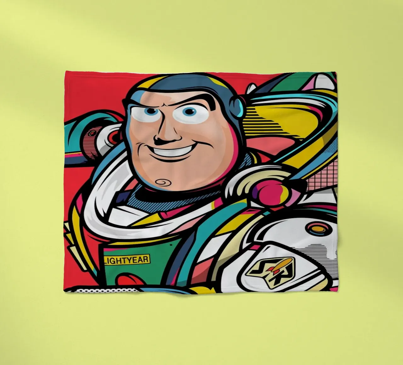 Buzz Lightyear coperta in pile da Van Orton Design