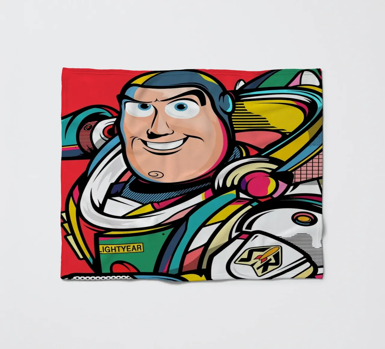 Buzz Lightyear coperta in pile da Van Orton Design