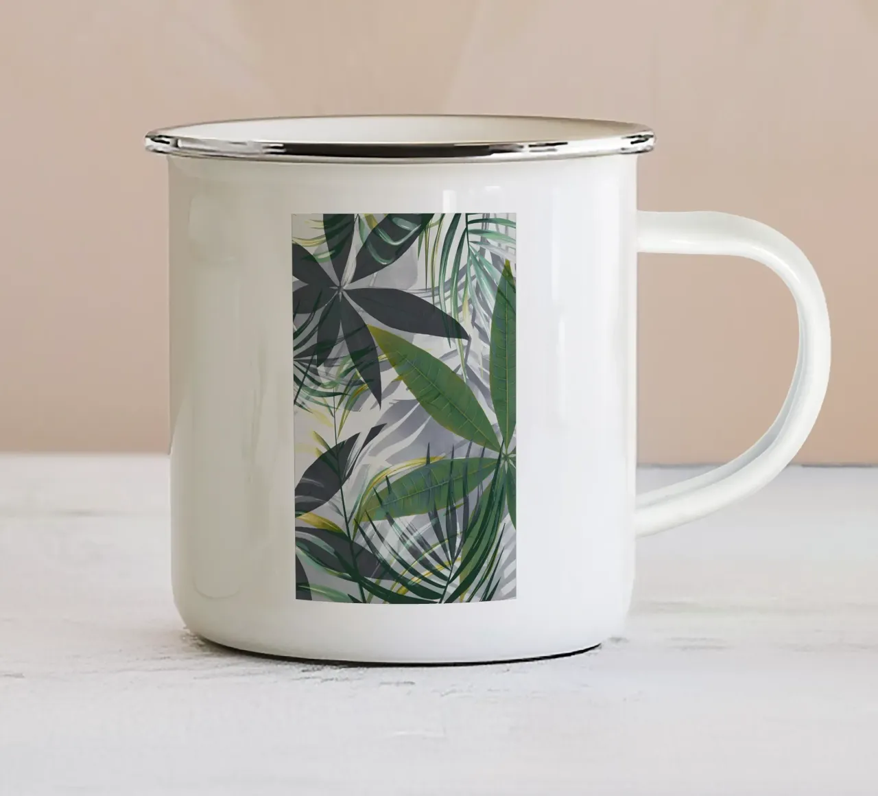 lascia 23s tazza in smalto da Nicholas Campbell
