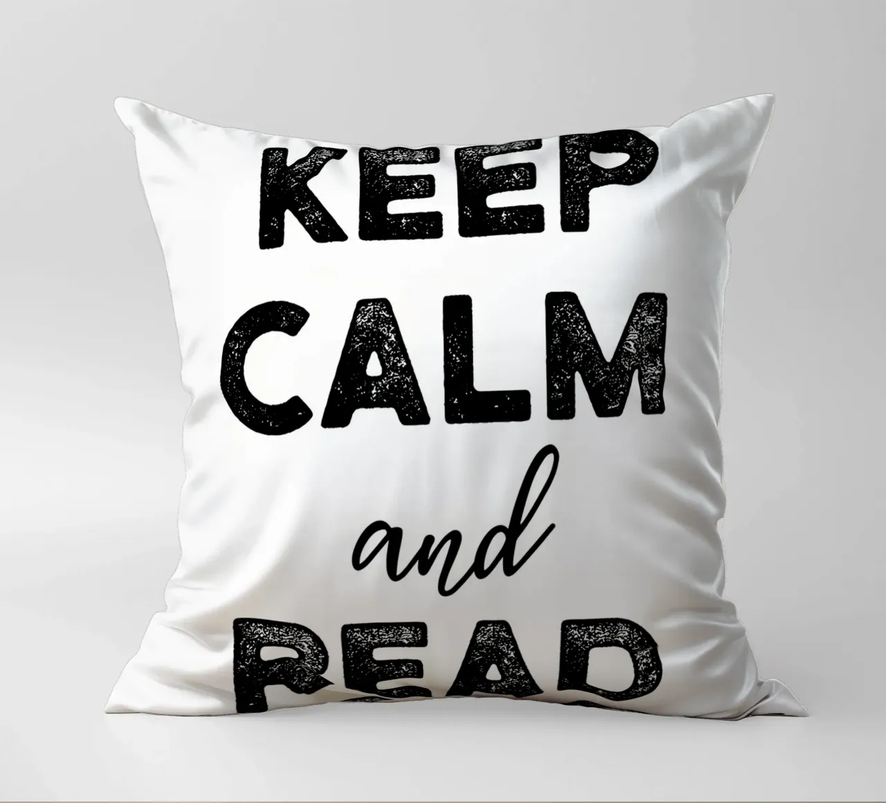 Mantenere la calma e leggere cuscino da Aiden Garcia