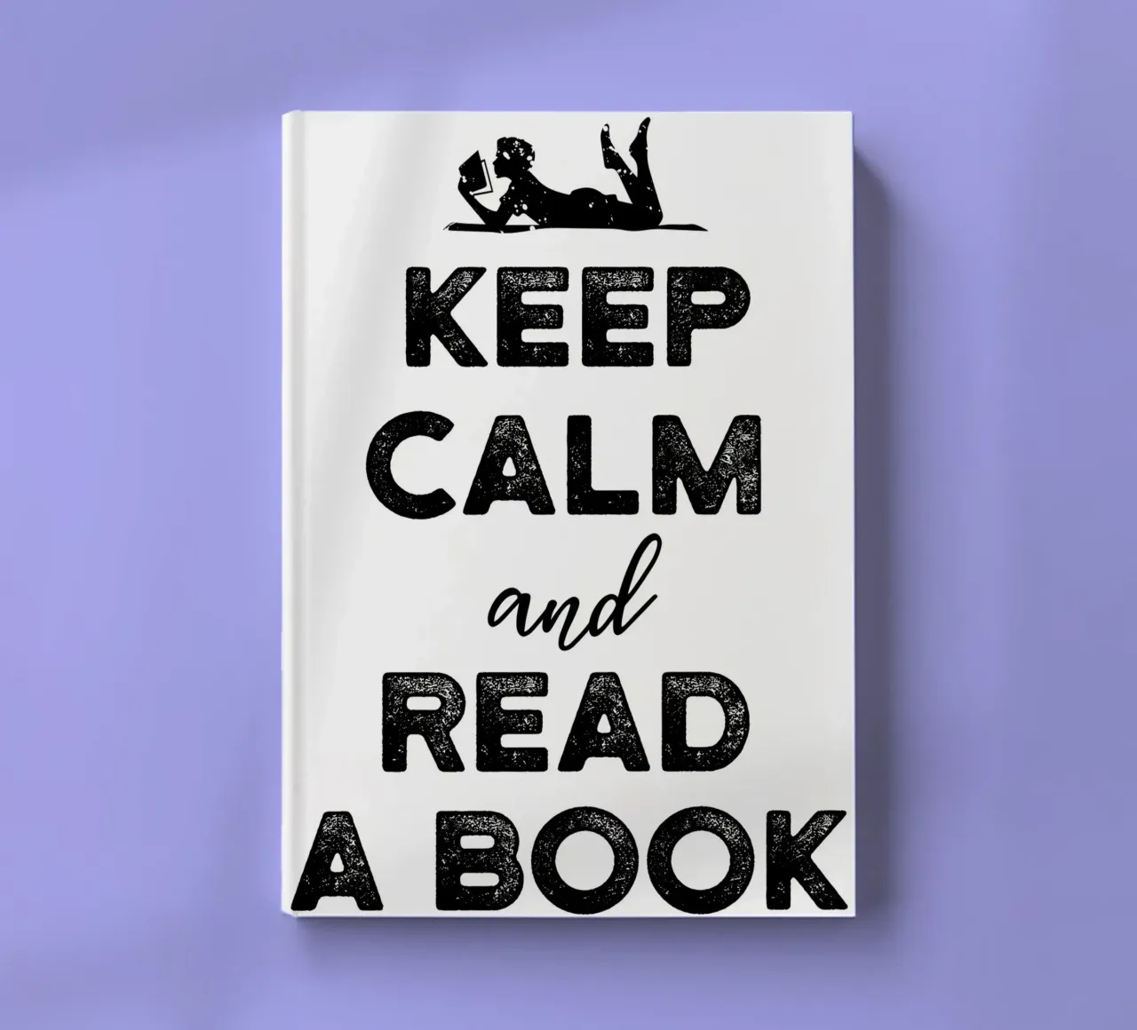 Keep calm and read notebook by Aiden Garcia
