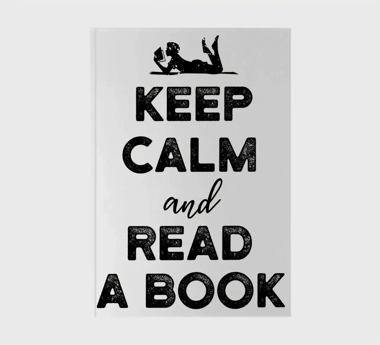 Keep calm and read notebook by Aiden Garcia