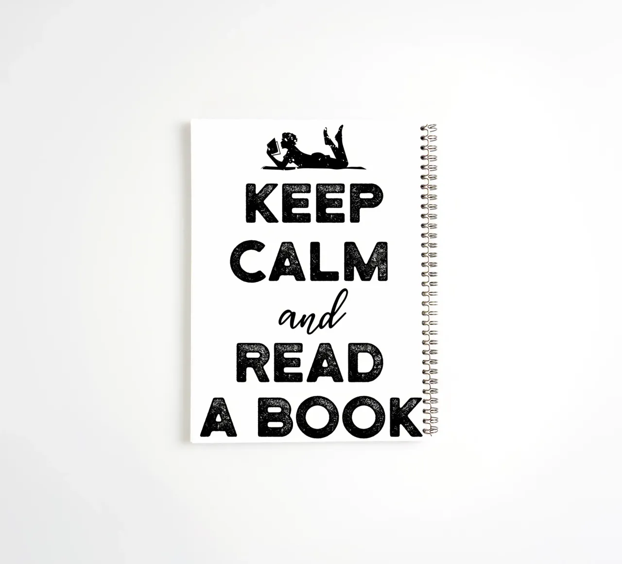 Keep calm and read spiral notebook by Aiden Garcia
