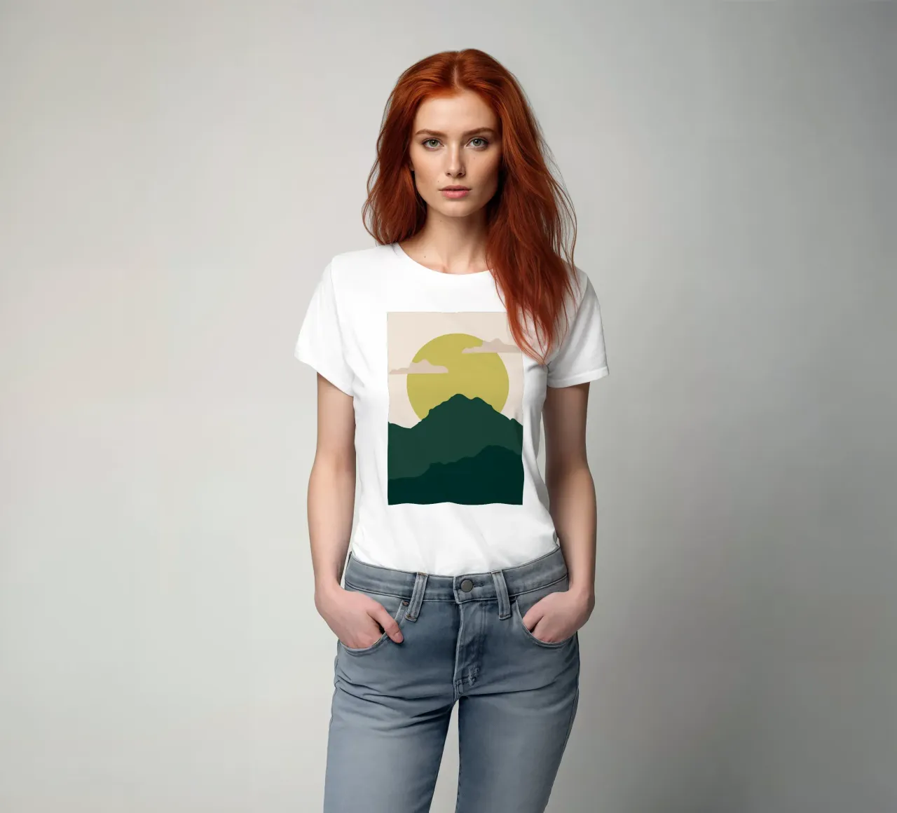 Paesaggio naturale v6 t-shirt da Bartosz Powalka