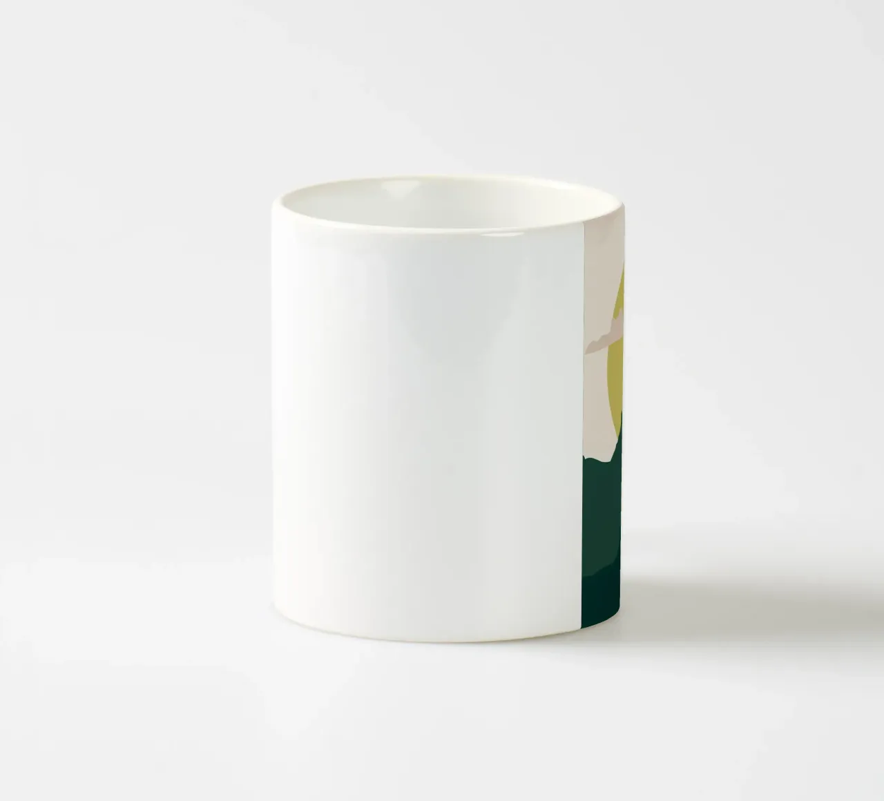 Paesaggio naturale v6 tazza in ceramica da Bartosz Powalka