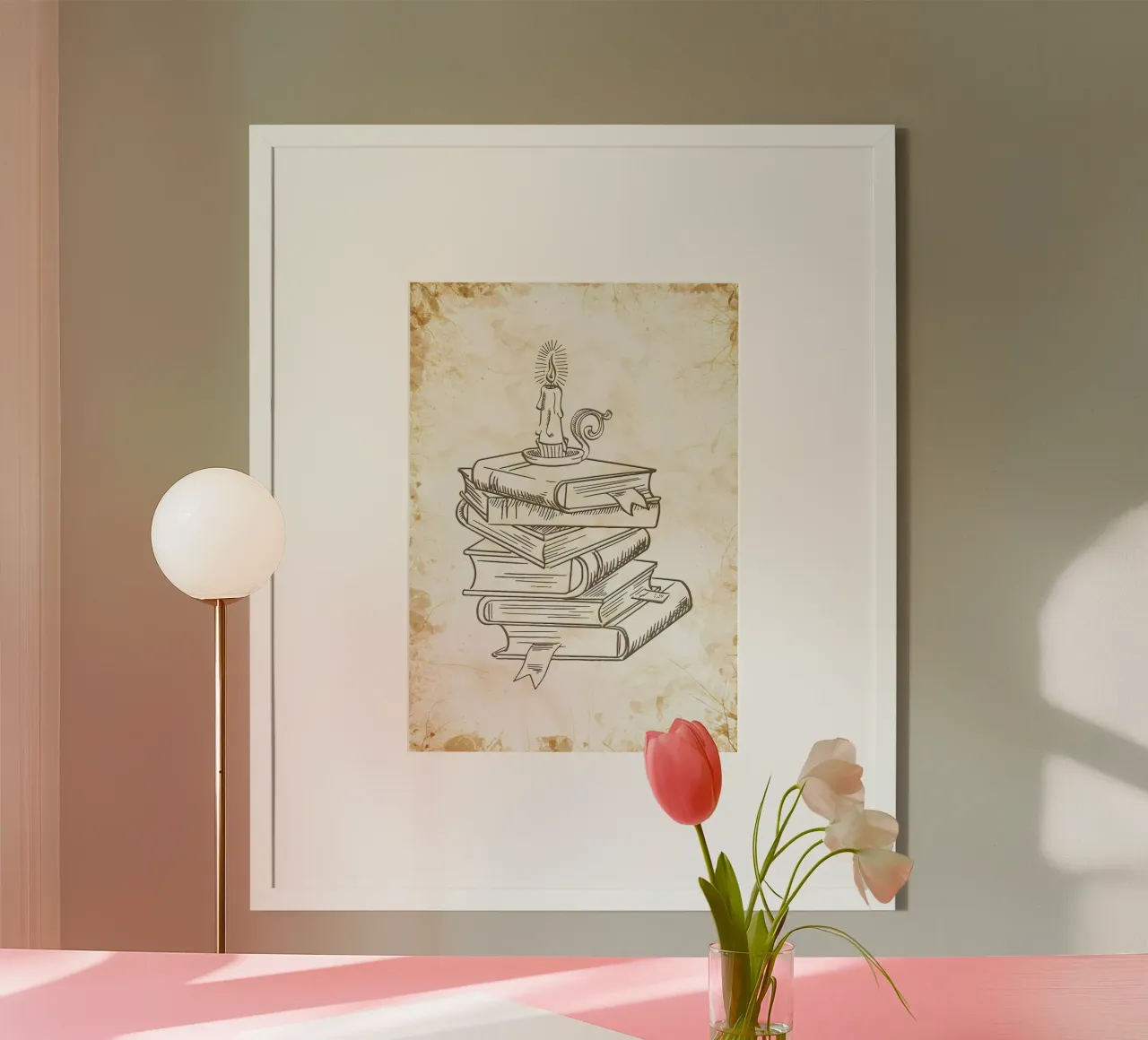 Libri di carta poster con telaio in plastica da Aiden Garcia