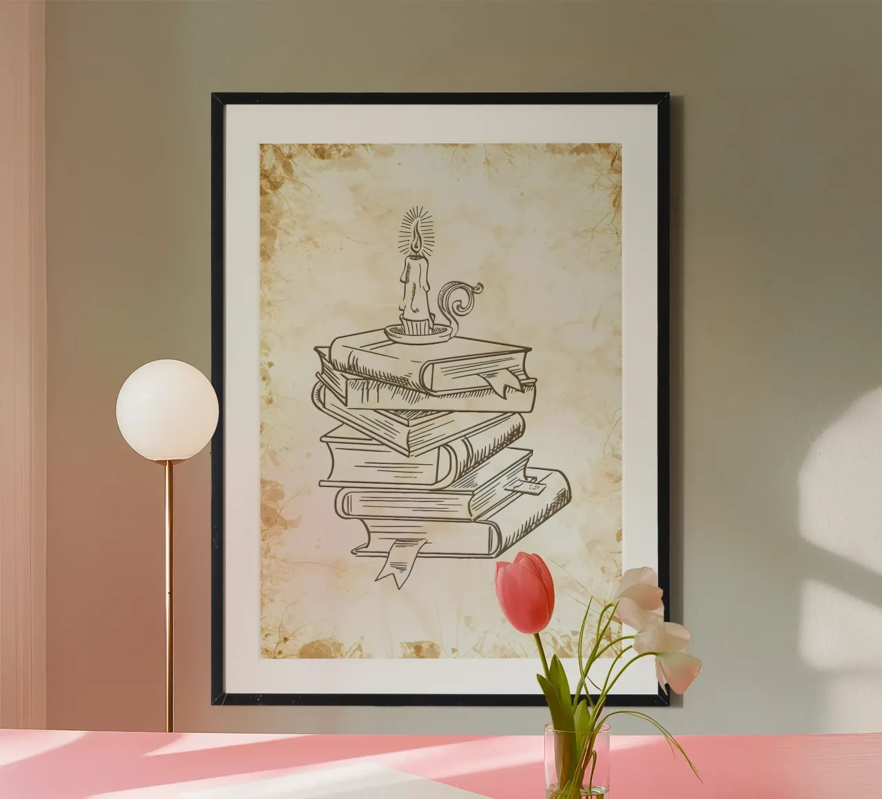 Libri di carta poster con telaio in plastica da Aiden Garcia