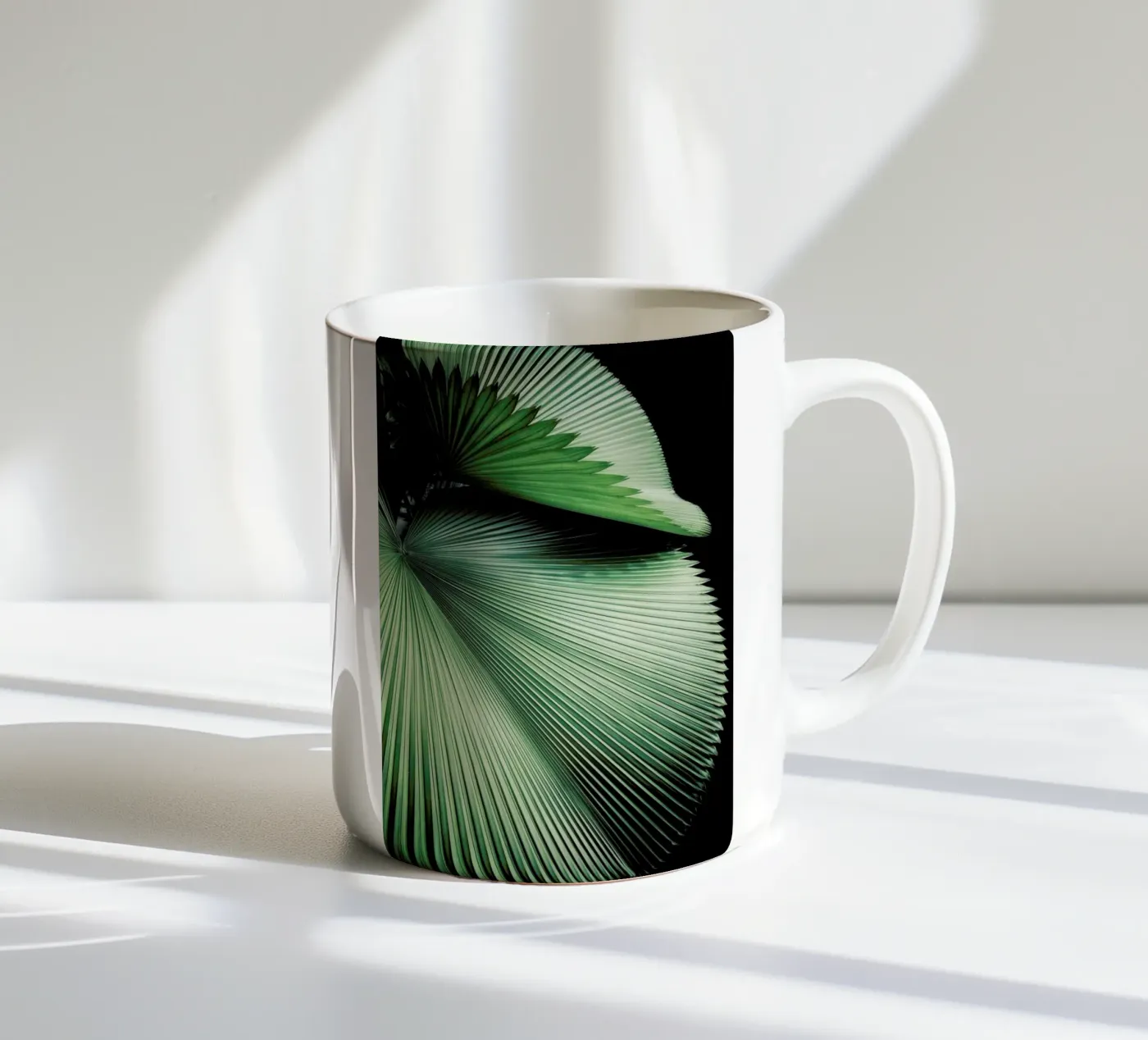 Sharp Palm ceramic mug by Flora & Fauna