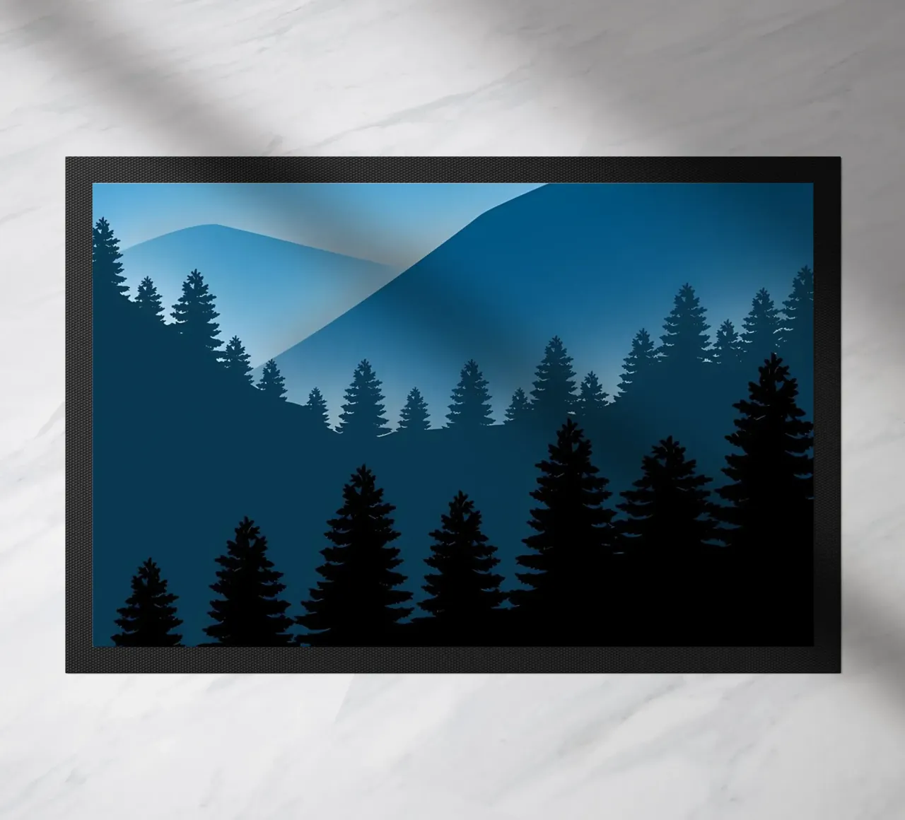 paesaggio piatto notturno zerbino da Bartosz Powalka