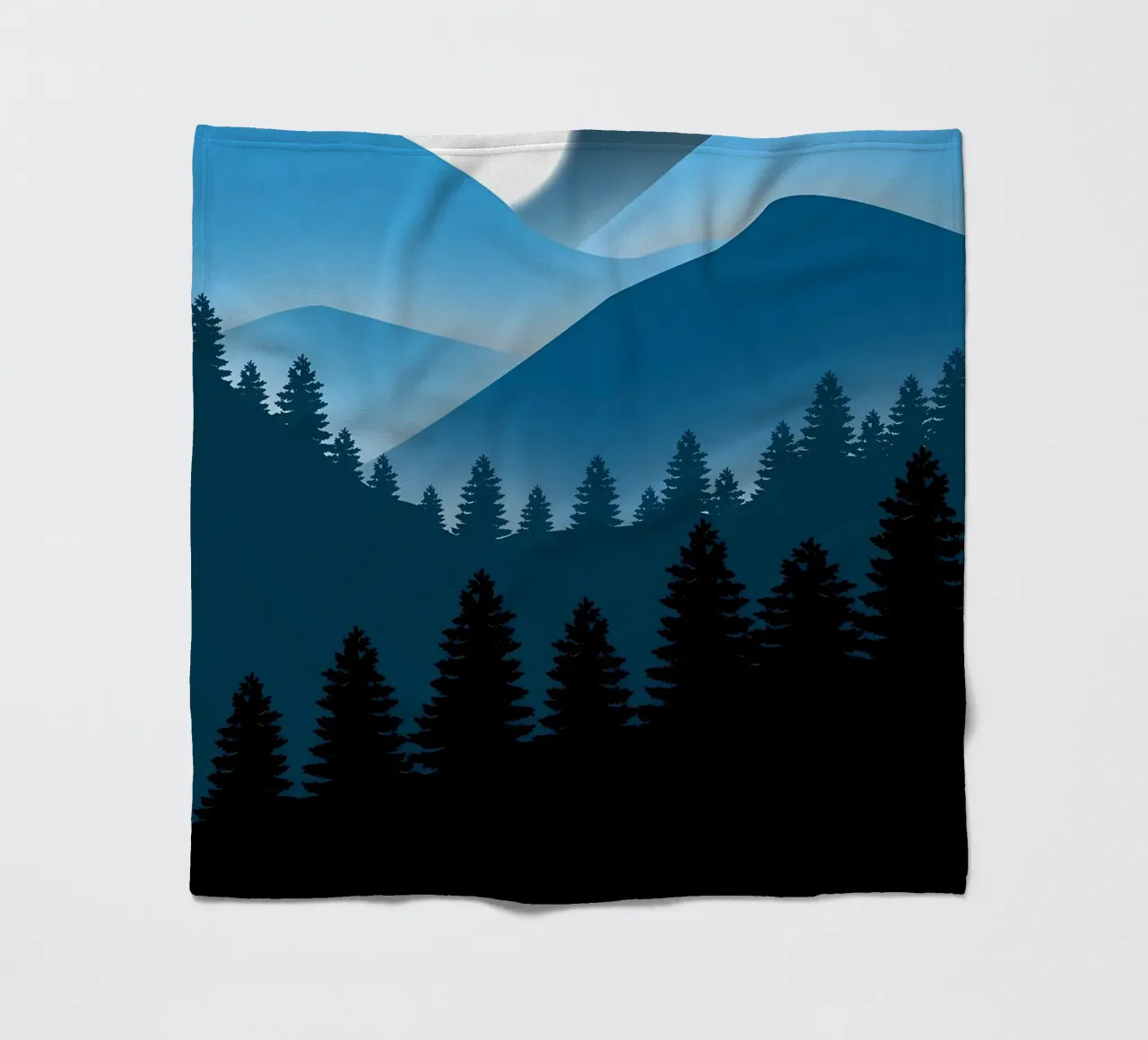 paesaggio piatto notturno coperta in pile da Bartosz Powalka