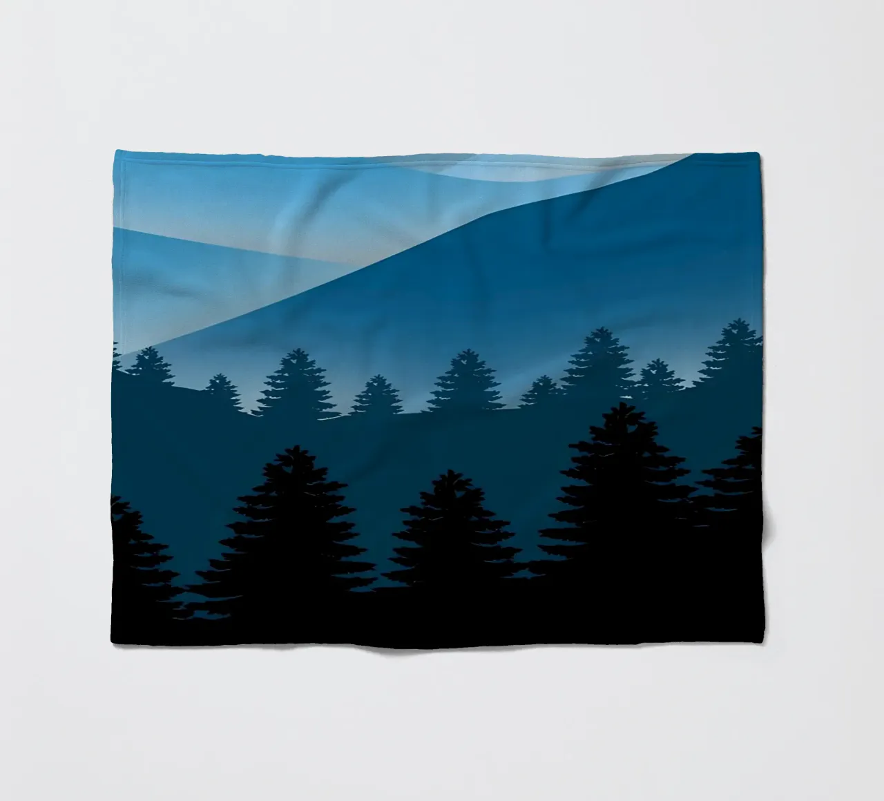 paesaggio piatto notturno coperta in pile da Bartosz Powalka