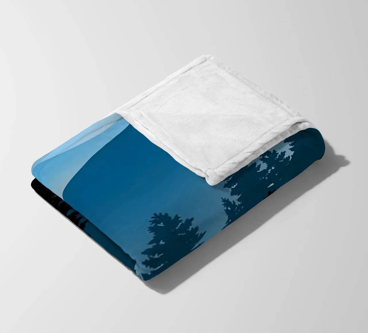 paesaggio piatto notturno coperta in pile da Bartosz Powalka