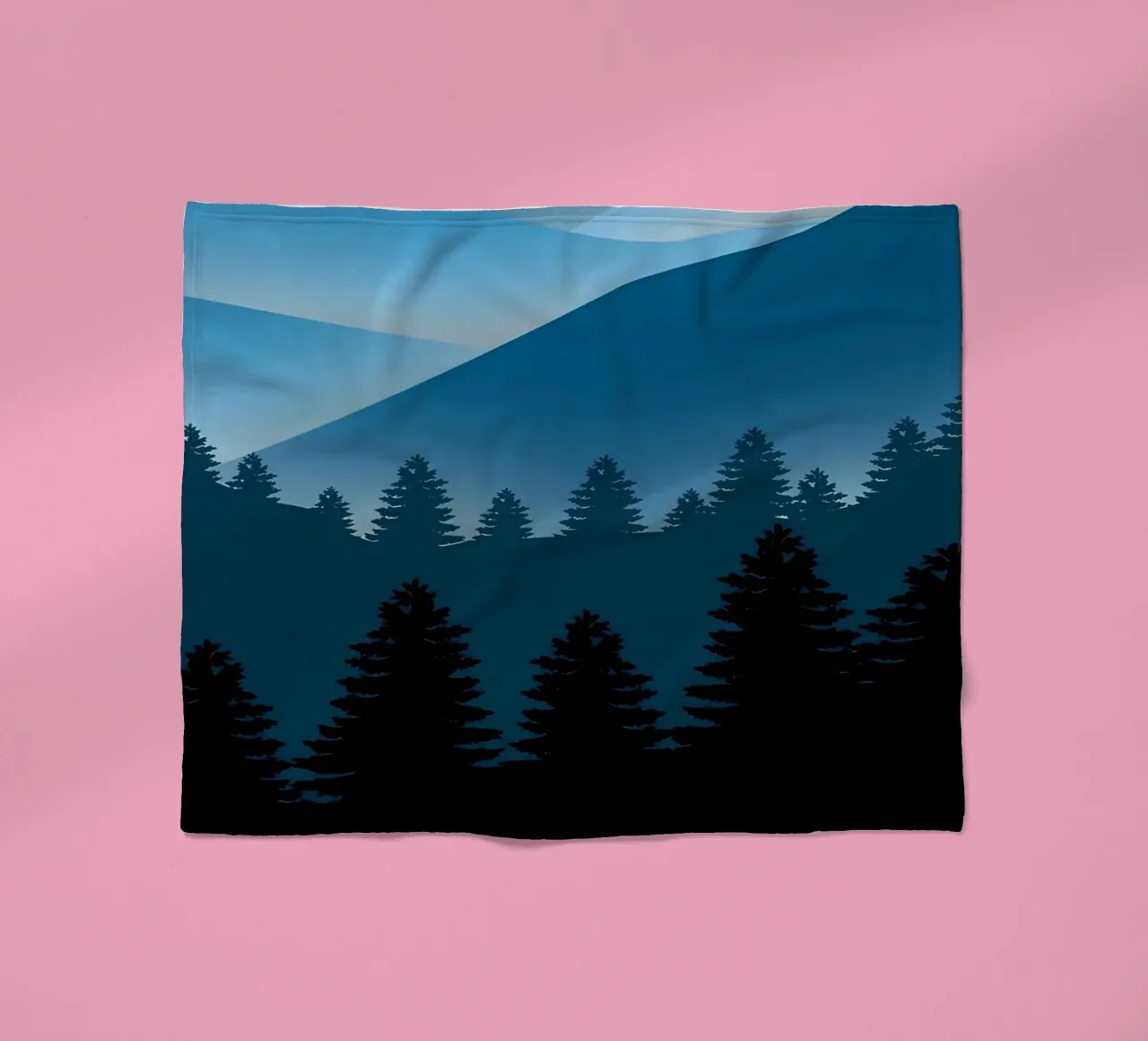 paesaggio piatto notturno coperta in pile da Bartosz Powalka
