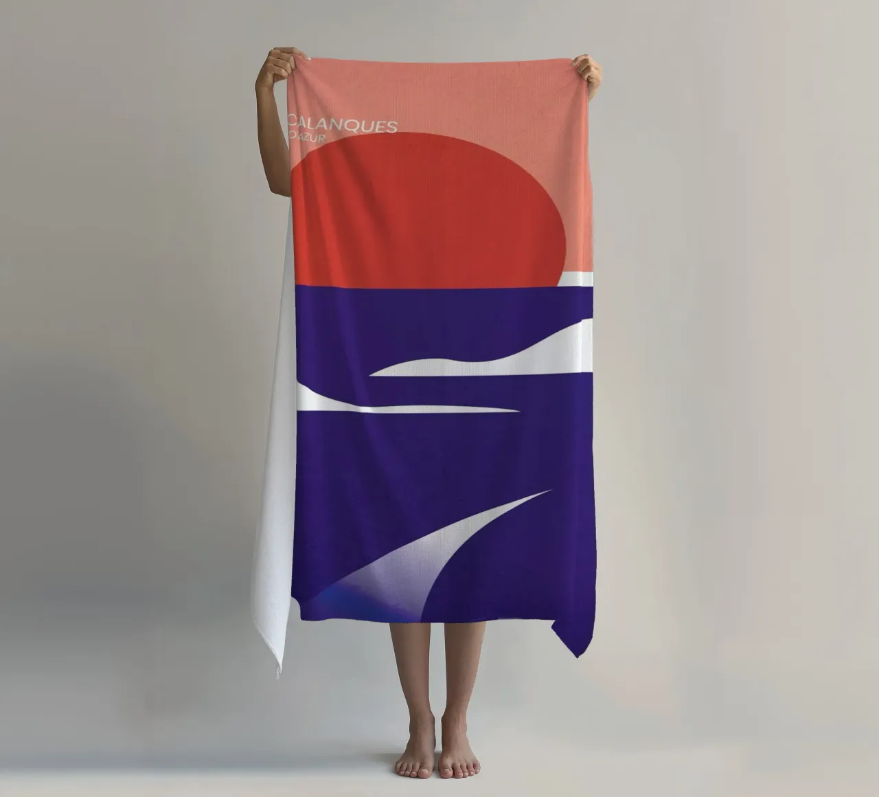 Les Calanques telo mare da The Cartography Collection