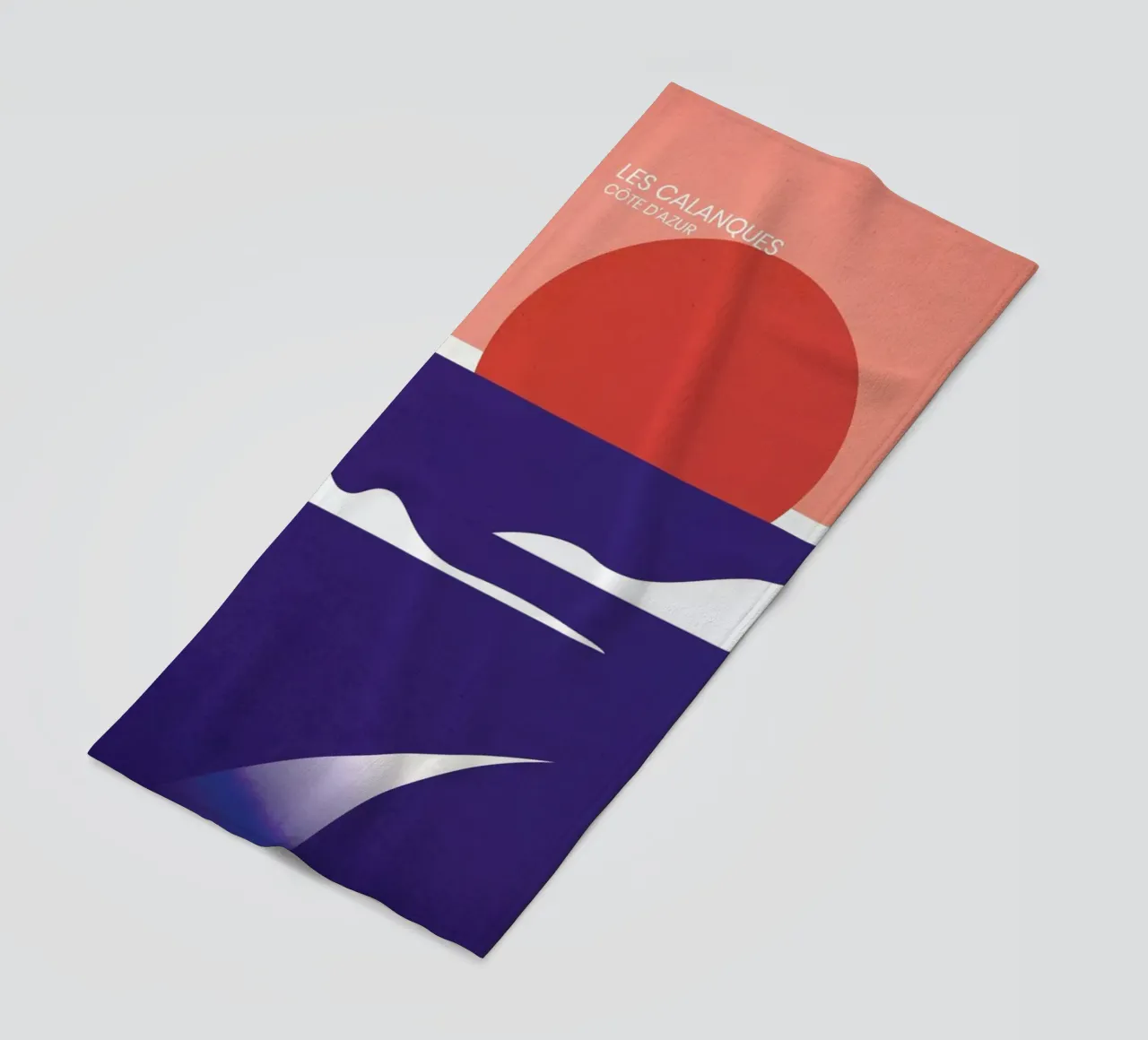 Les Calanques telo mare da The Cartography Collection