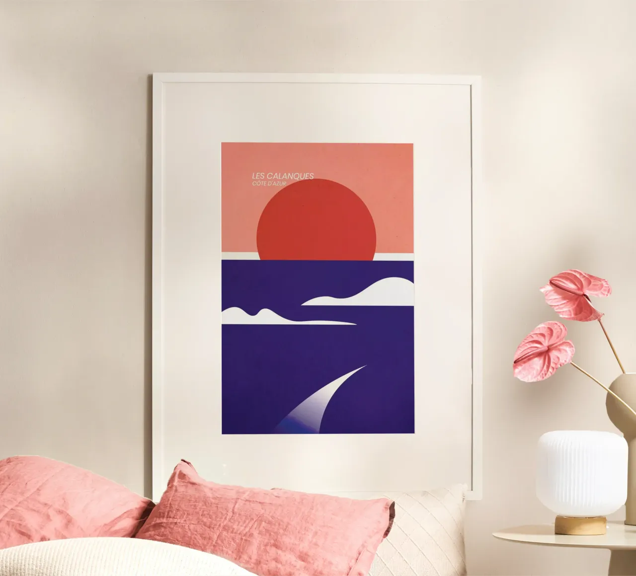 Les Calanques poster da The Cartography Collection