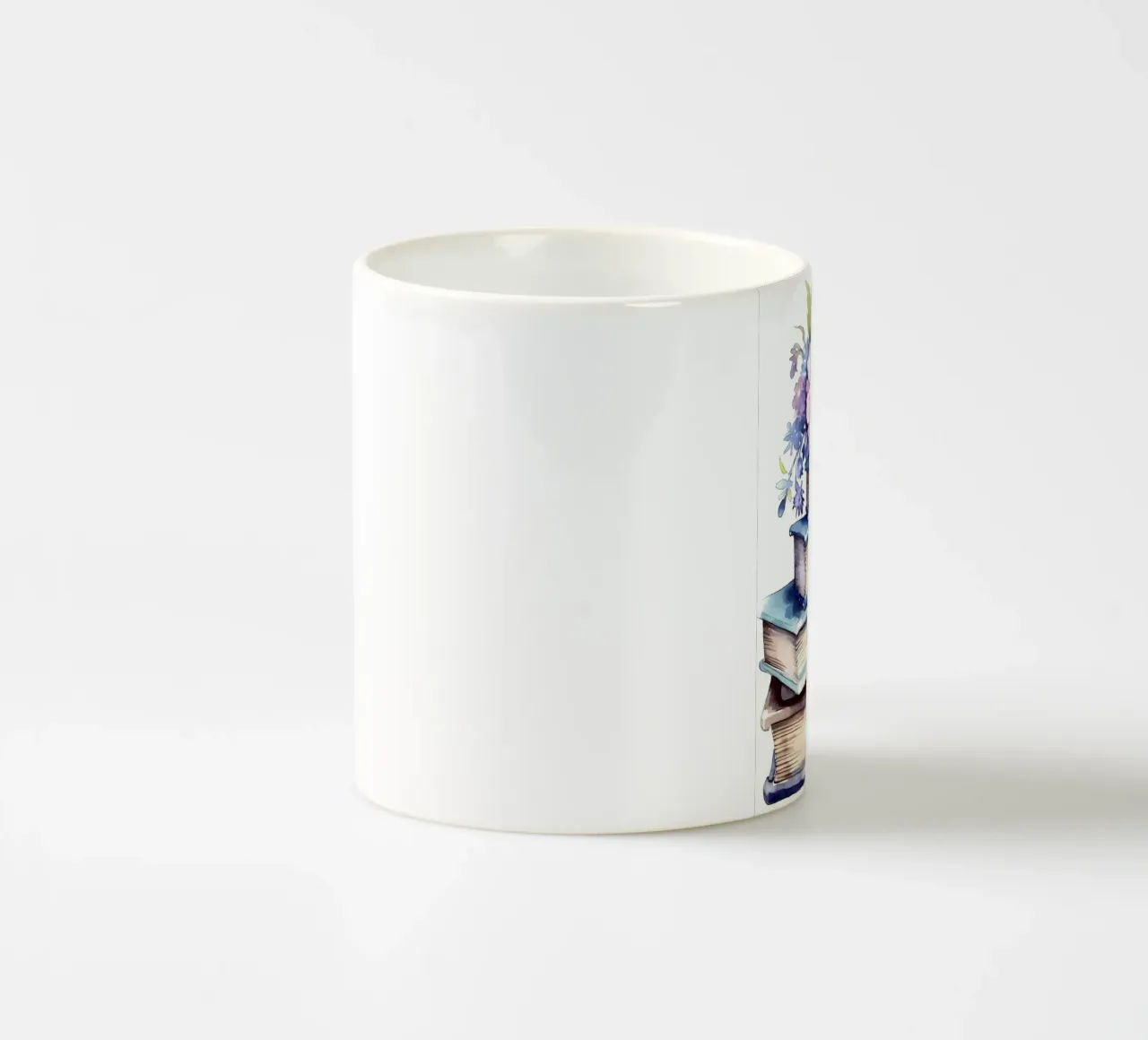 Libri di acquerello tazza in ceramica da Aiden Garcia