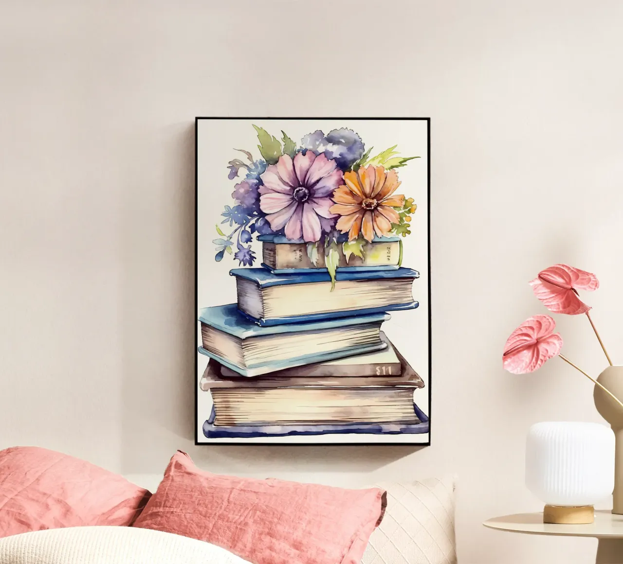 Watercolor books plexiglass da Aiden Garcia