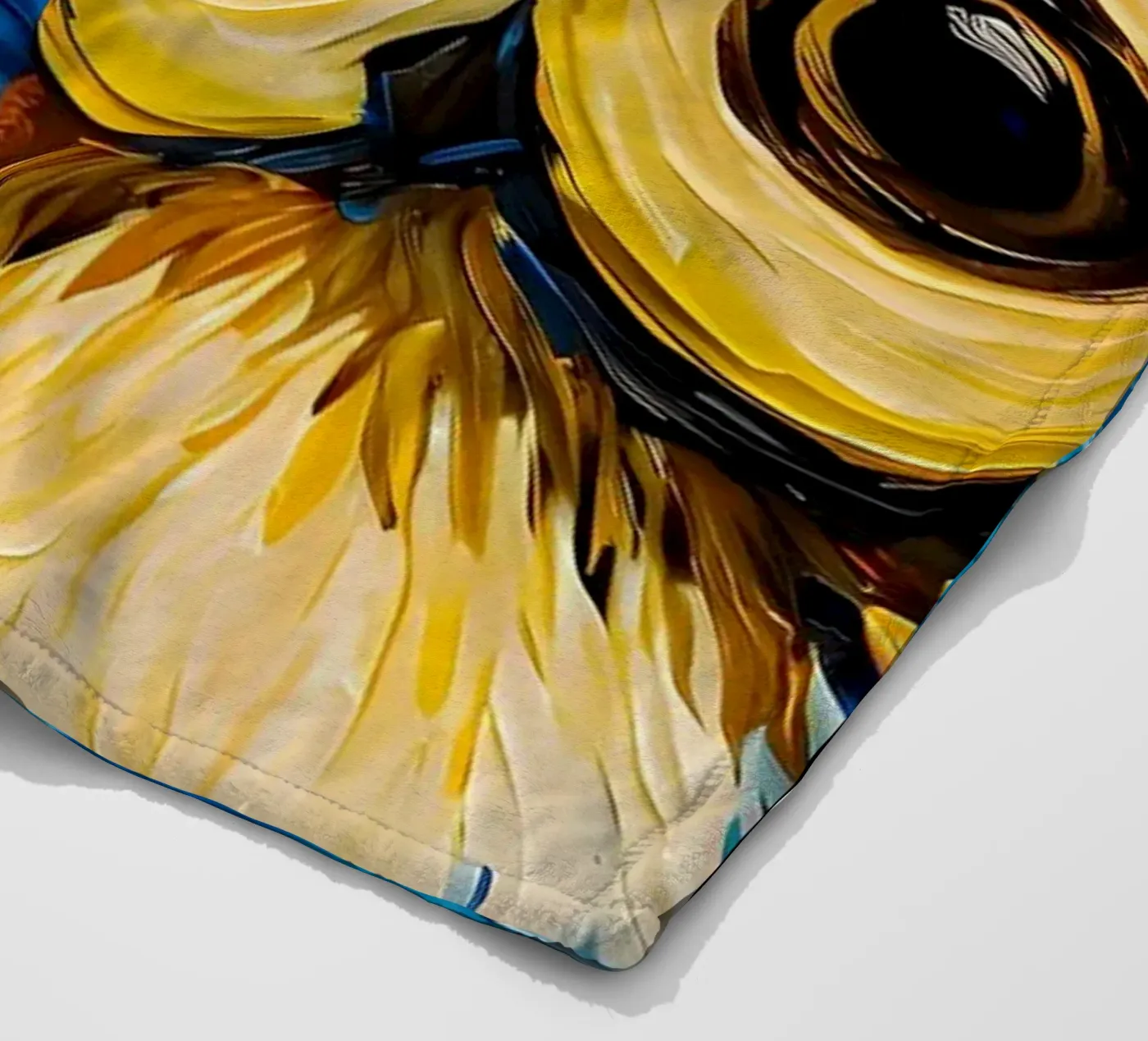 The Starry Night Owl Fleecedecke von Adrian Patel