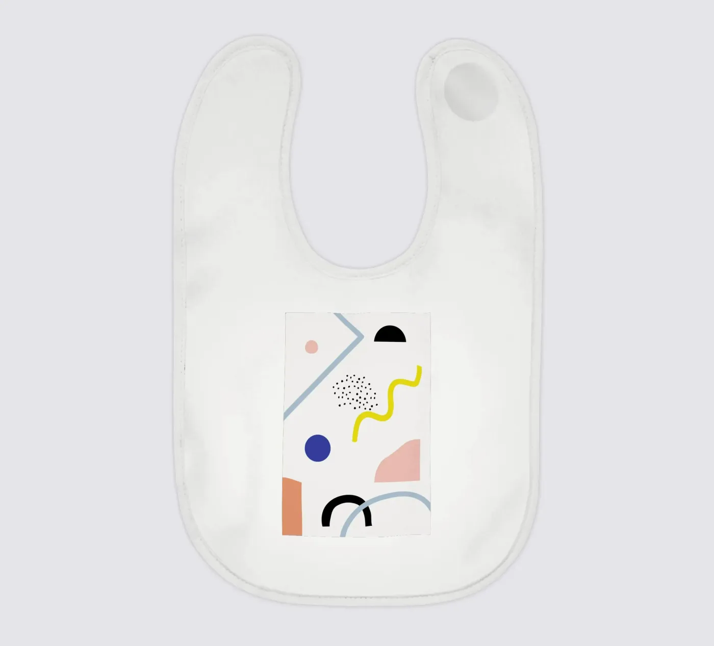 Curiosities baby bib by Studio One
