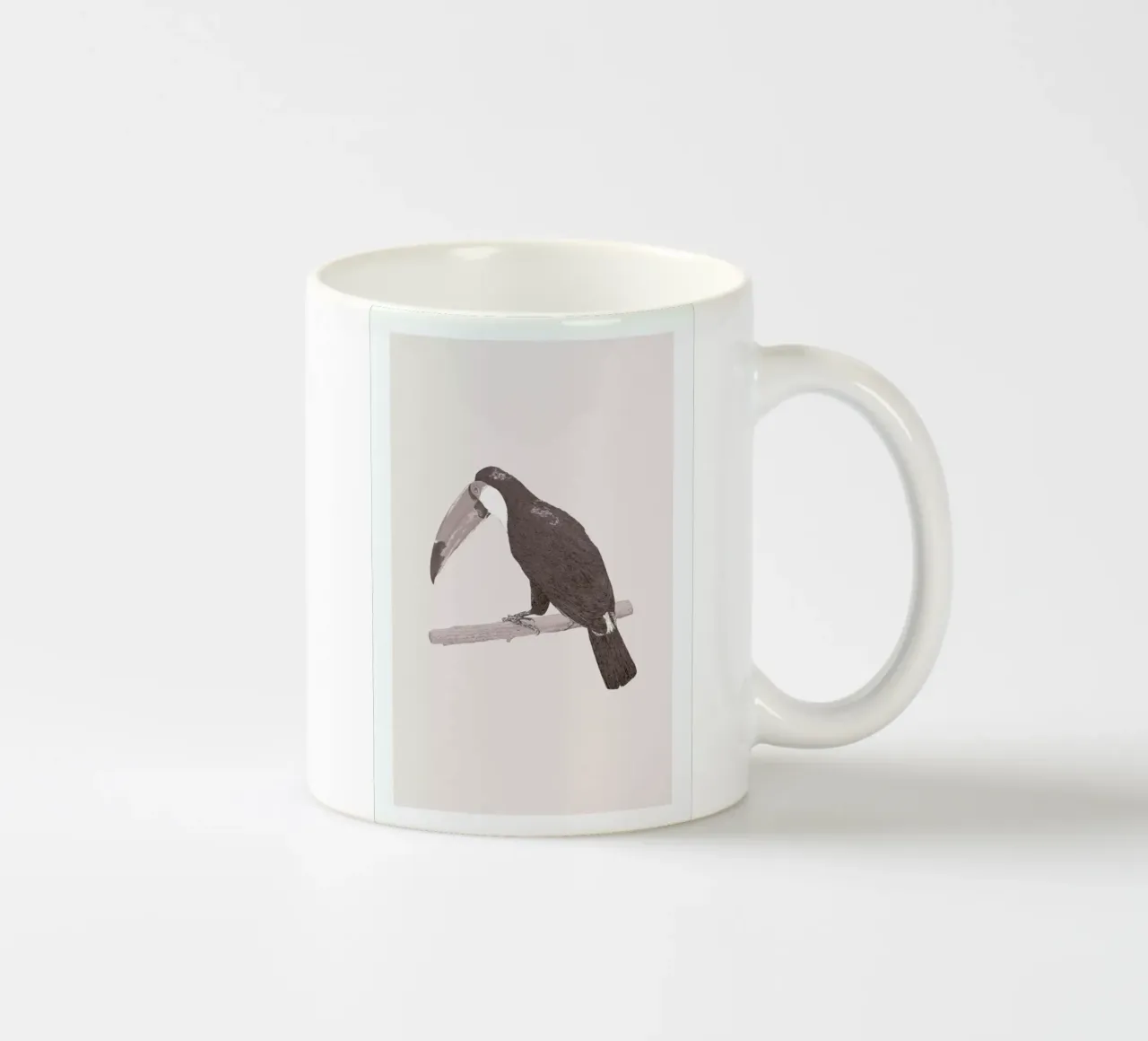 Toucan Pink tazza in ceramica da Flora & Fauna