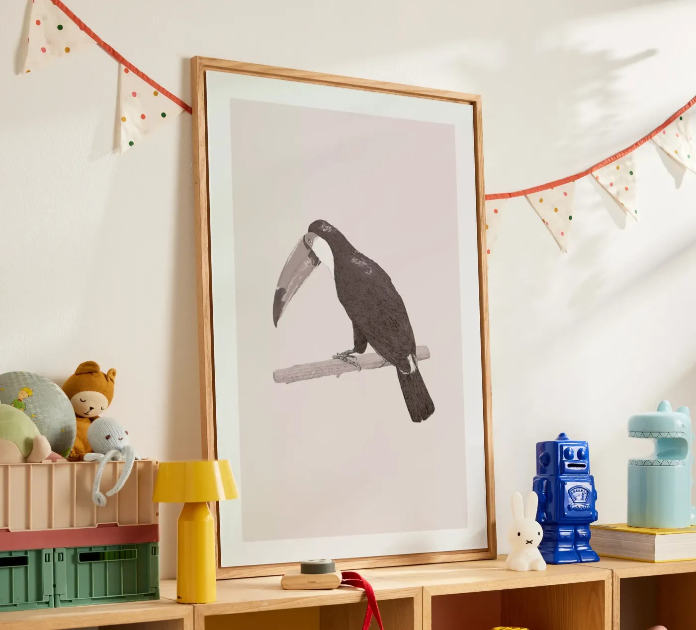 Toucan Pink plexiglass da Flora & Fauna