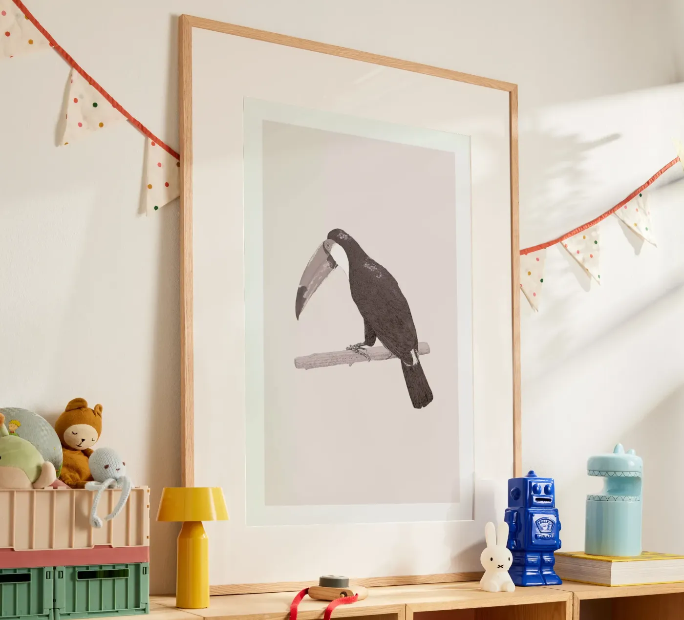Toucan Pink poster da Flora & Fauna