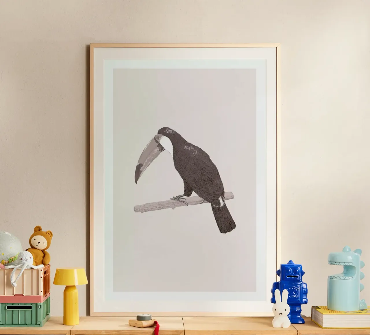 Toucan Pink carta hahnemühle da Flora & Fauna