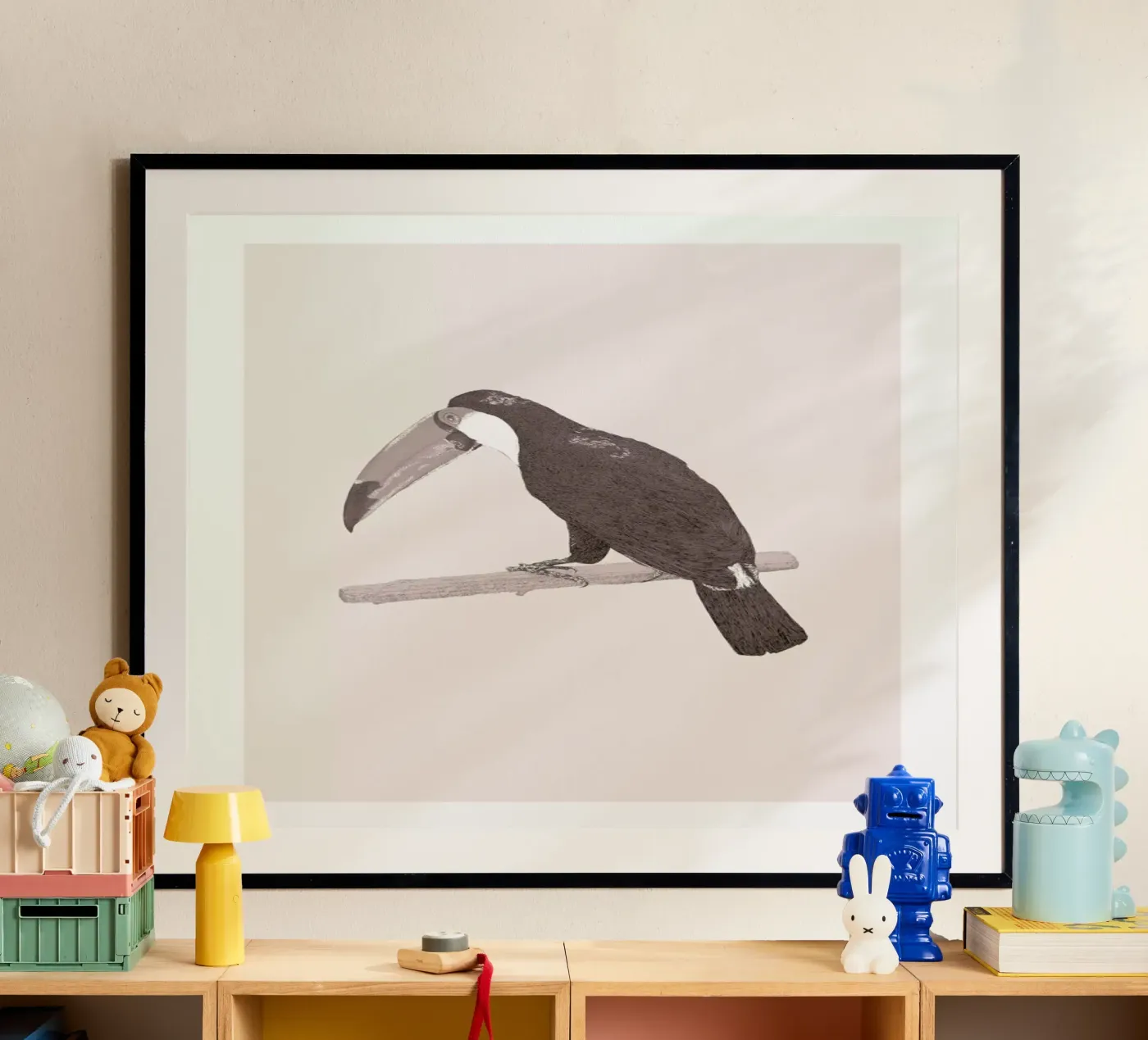 Toucan Pink poster da Flora & Fauna