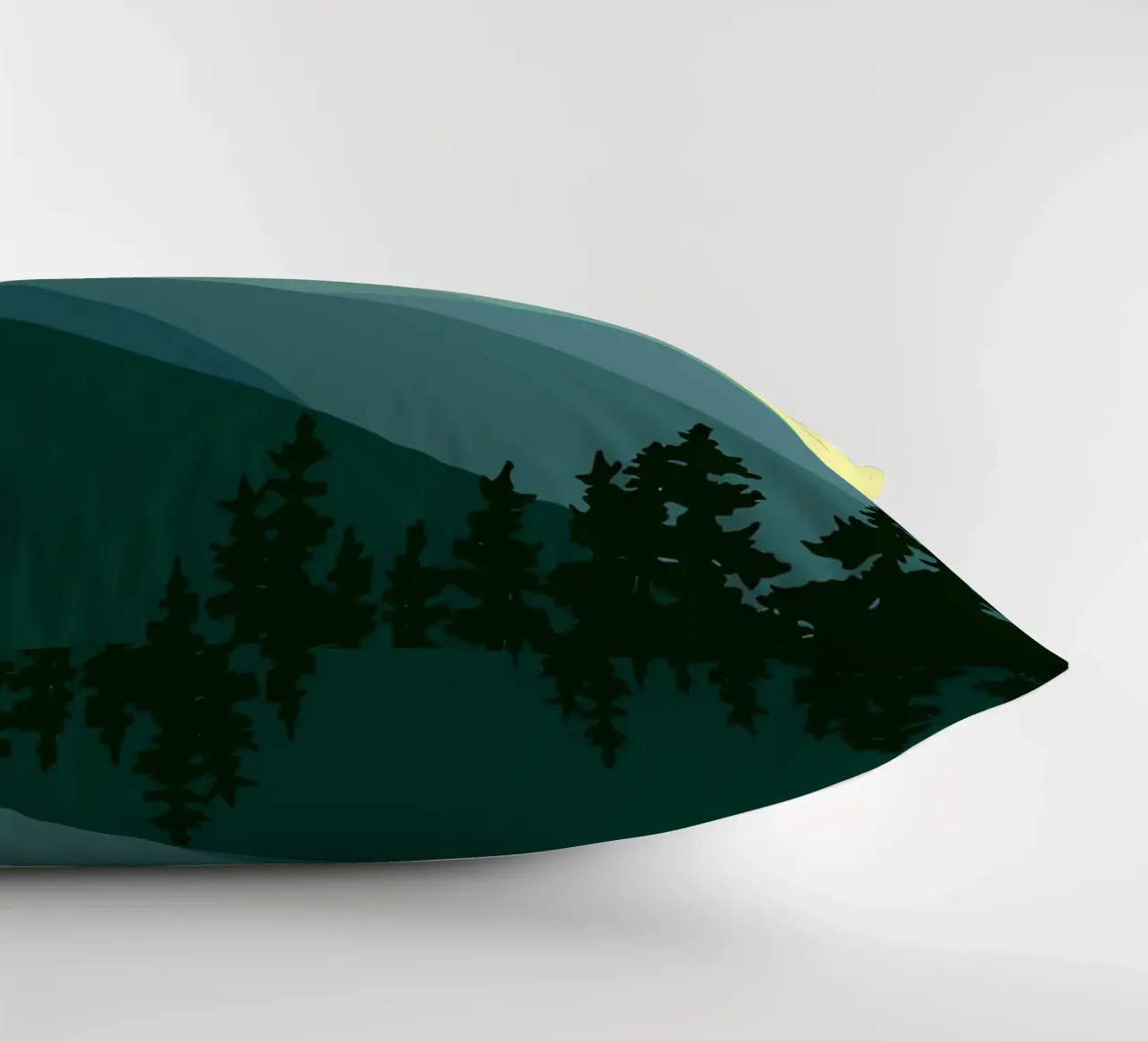 Forest In The Afternoon decorative cushion by Bartosz Powalka